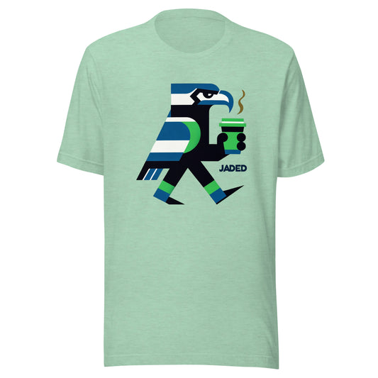 Coffee-Sipping Sea Hawk "Jaded" Graphic Tee - Unisex t-shirt