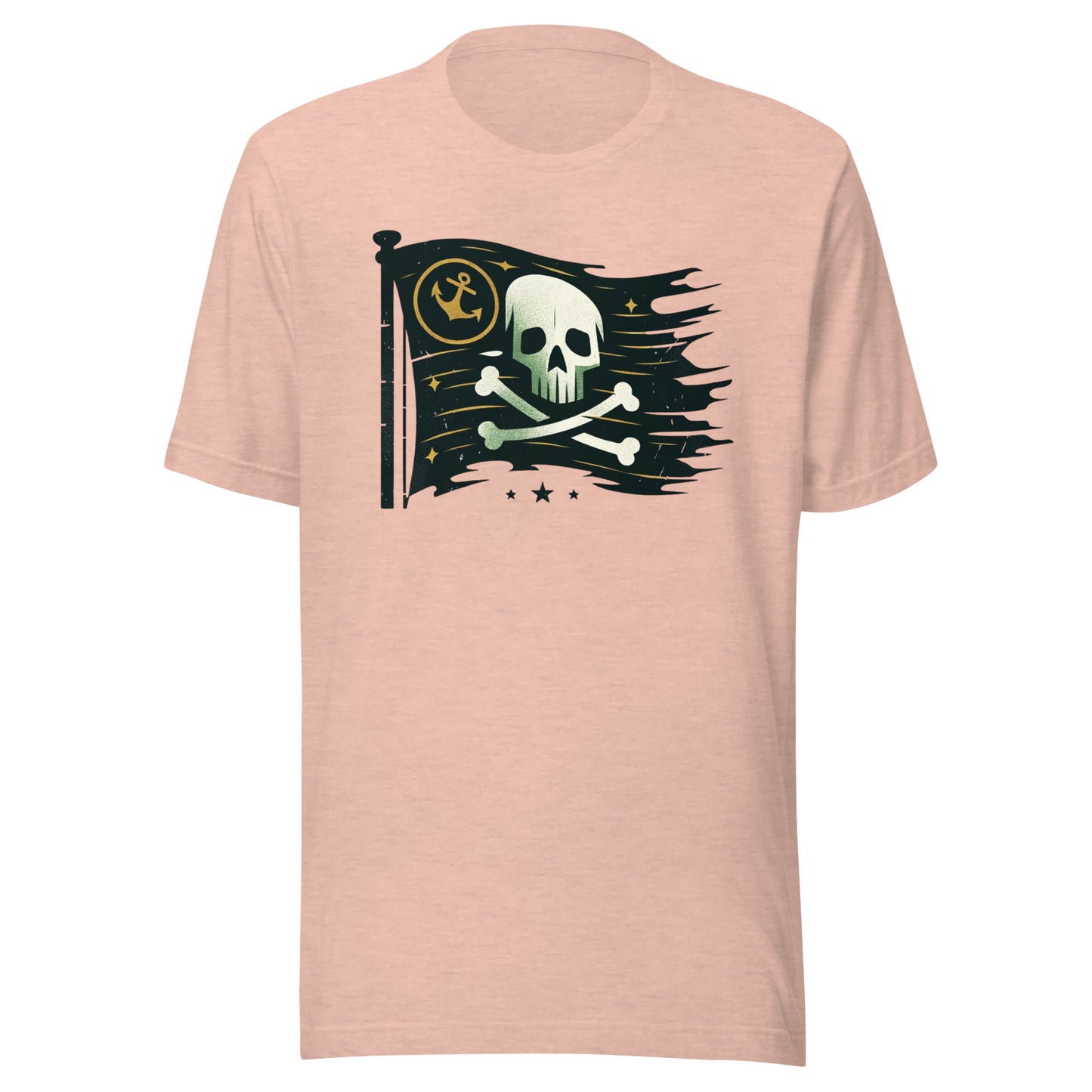 Galactic Buccaneers: Skull and Crossbones of the Cosmic Seas Unisex t-shirt