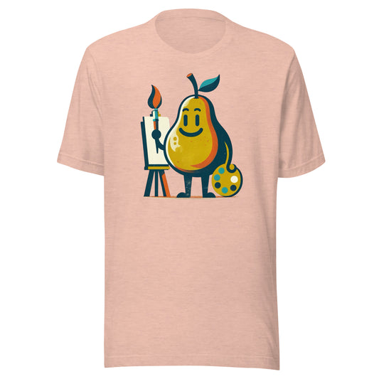 Pear-fectly Artistic - Creative Pear with Paints Unisex Tee