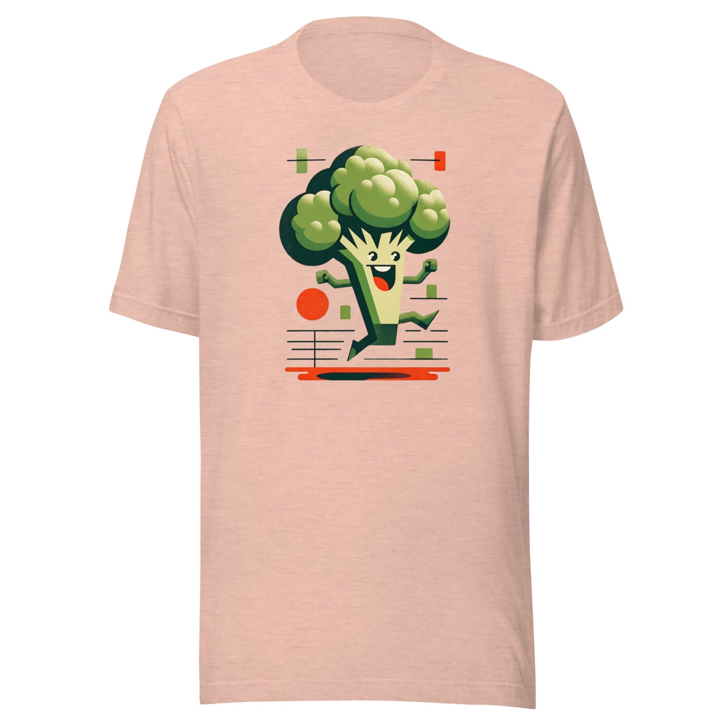 Broccoli Boogie: Groovy Greens Run Unisex Tee