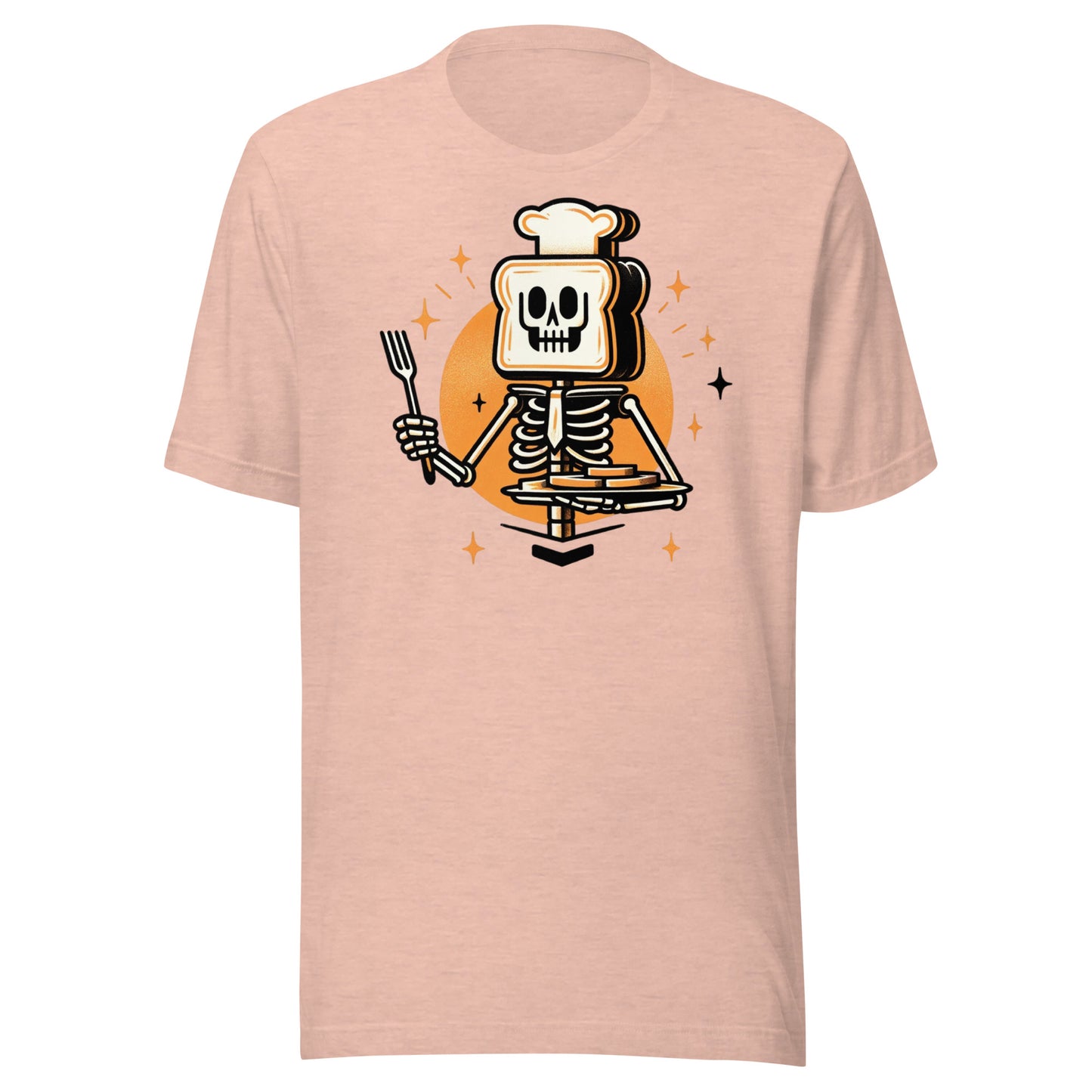 Breakfast Bone-apétit: The Skeleton's French Toast Fiesta Unisex t-shirt
