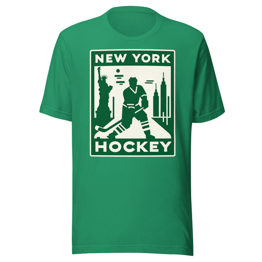 New York Hockey St. Patrick’s Day Special Minimalist Unisex t-shirt