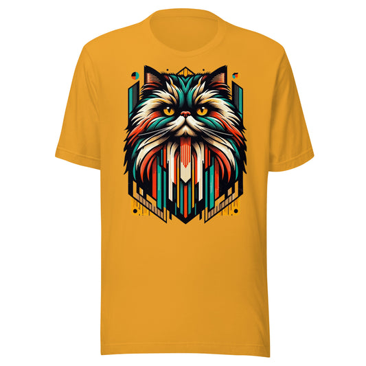 Iron Paws: Persian Cat Luxe - Long-Haired Splendor in Colors Galore Unisex t-shirt