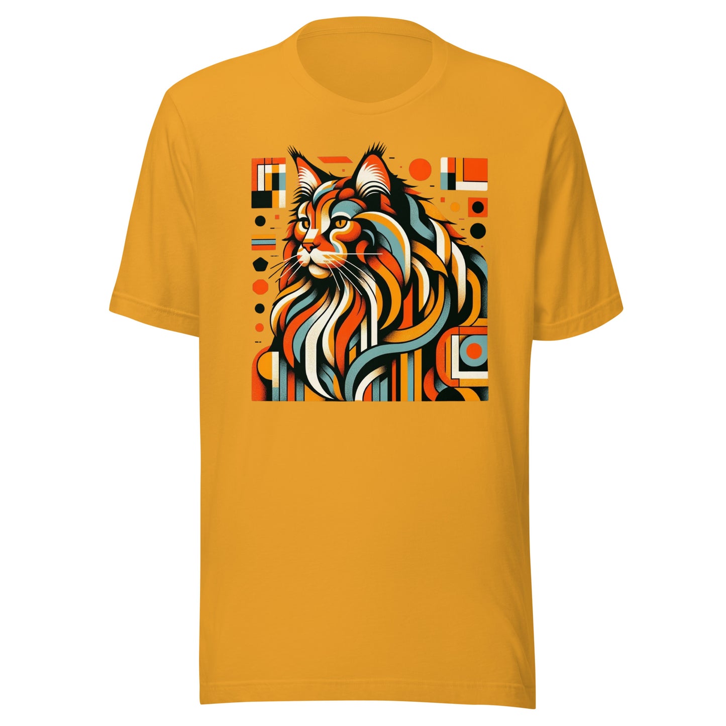 Iron Paws: Maine Coon Cat Medley - Vibrant Coats, Majestic Presence Unisex t-shirt