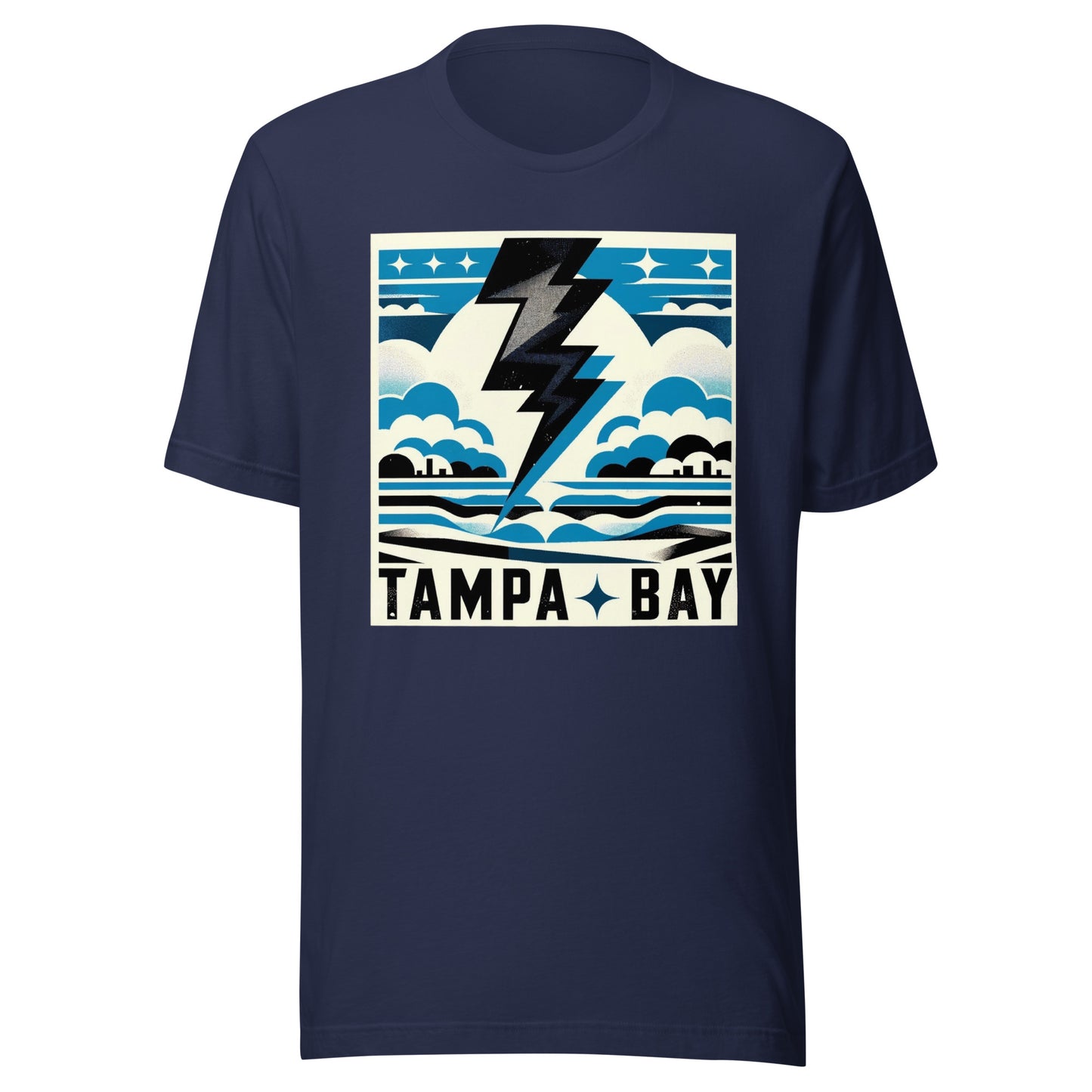 Tampa Bay Rink Roots: The Urban Vintage Hockey Collection Unisex t-shirt
