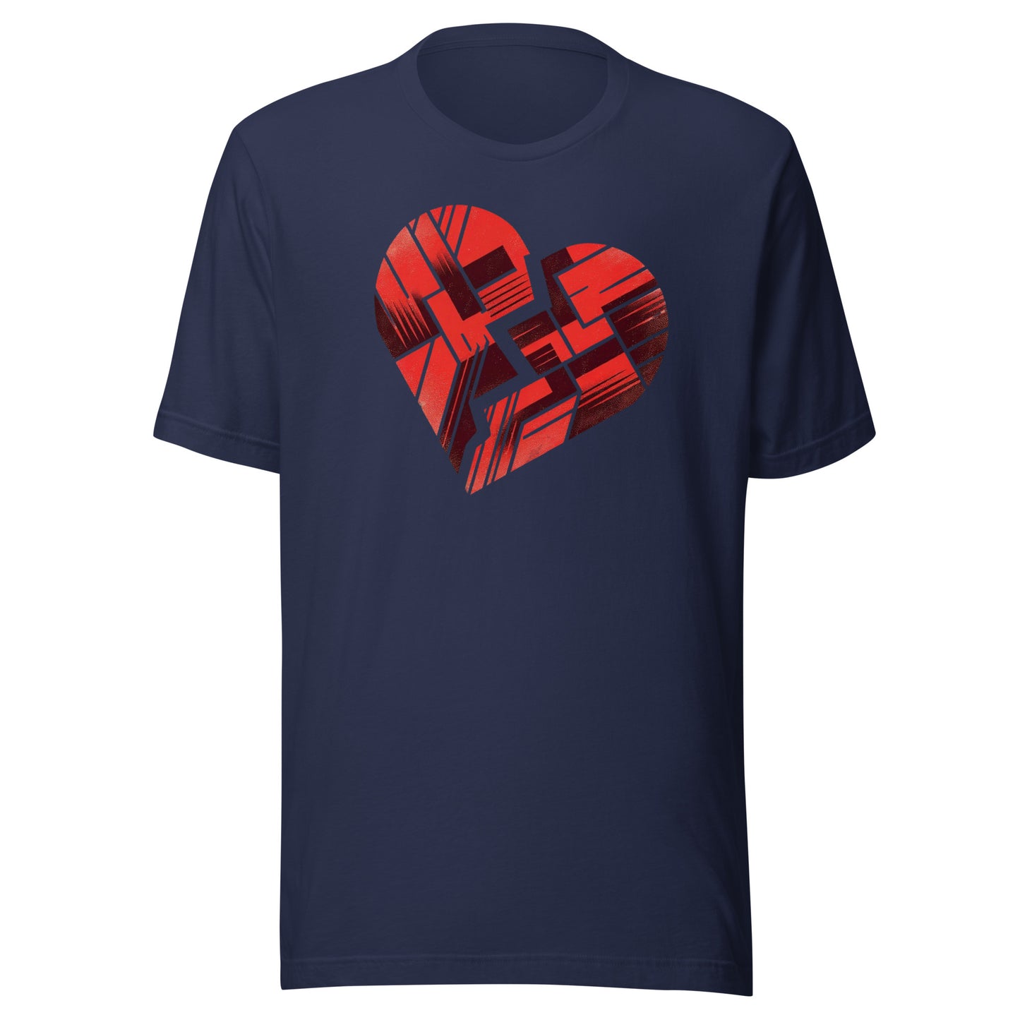 Broken Heart Abstract Unisex t-shirt