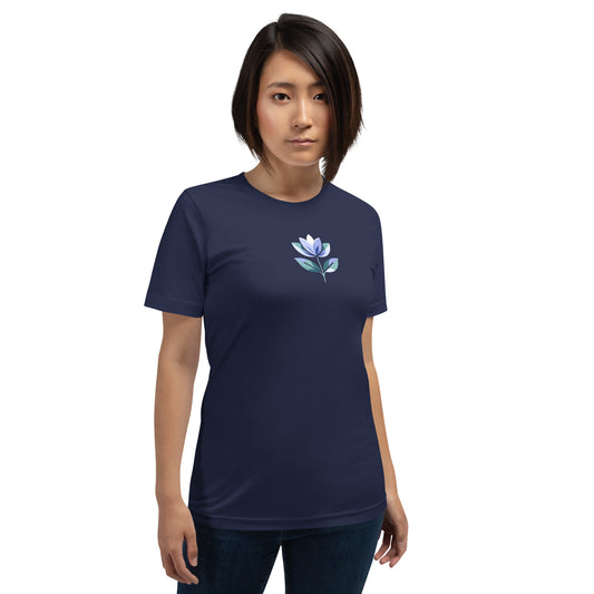 Geometric Lotus Flower Unisex T-Shirt