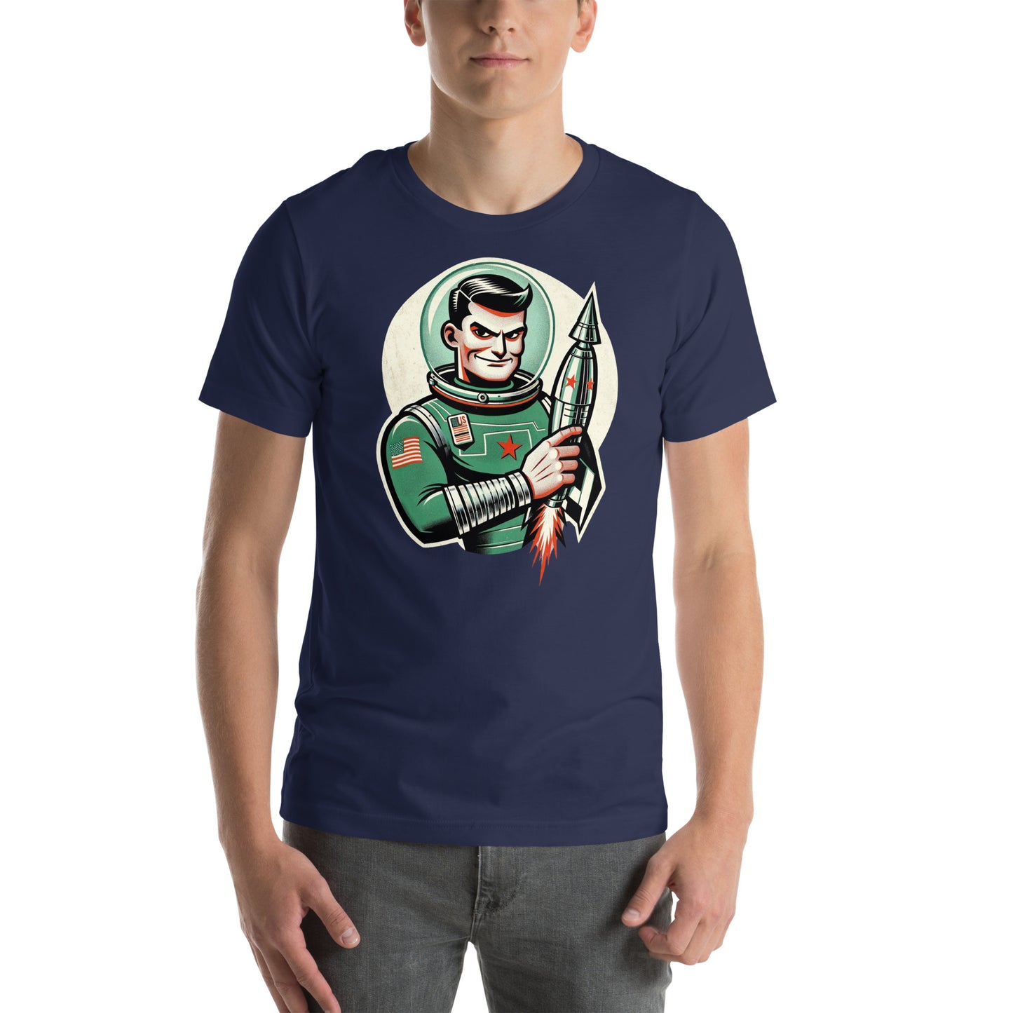 Astro Americana: Race to the Stars Unisex t-shirt