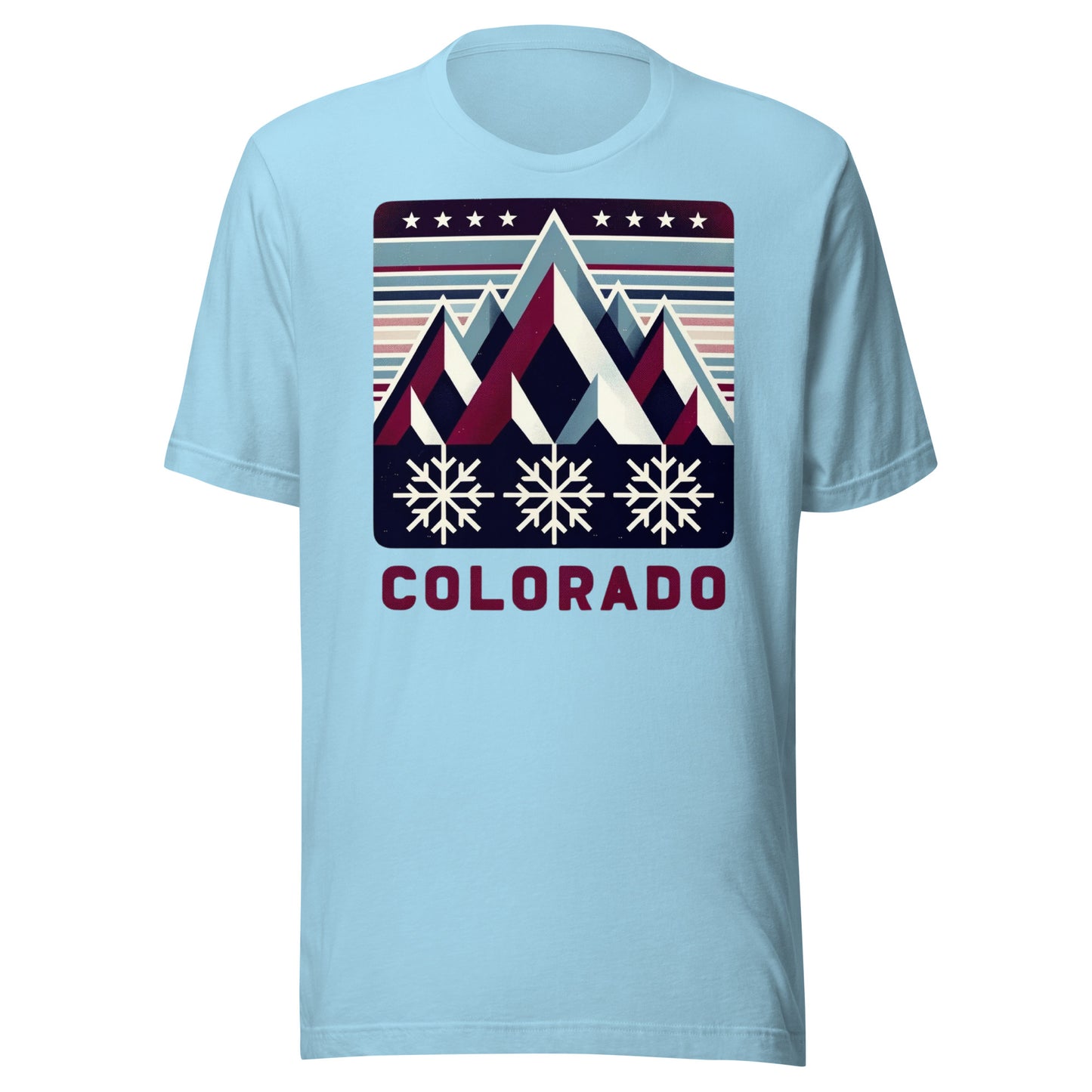 Colorado Rink Roots: The Urban Vintage Hockey Collection Unisex t-shirt