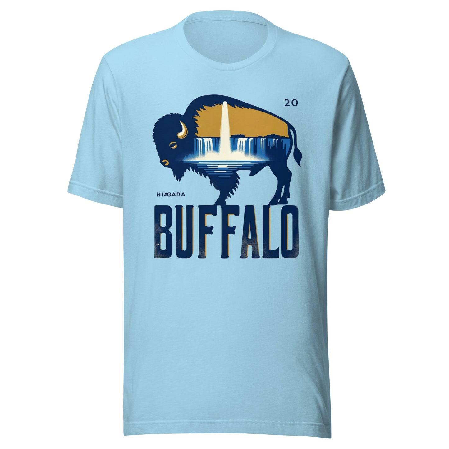 Buffalo Rink Roots: The Urban Vintage Hockey Collection Unisex t-shirt