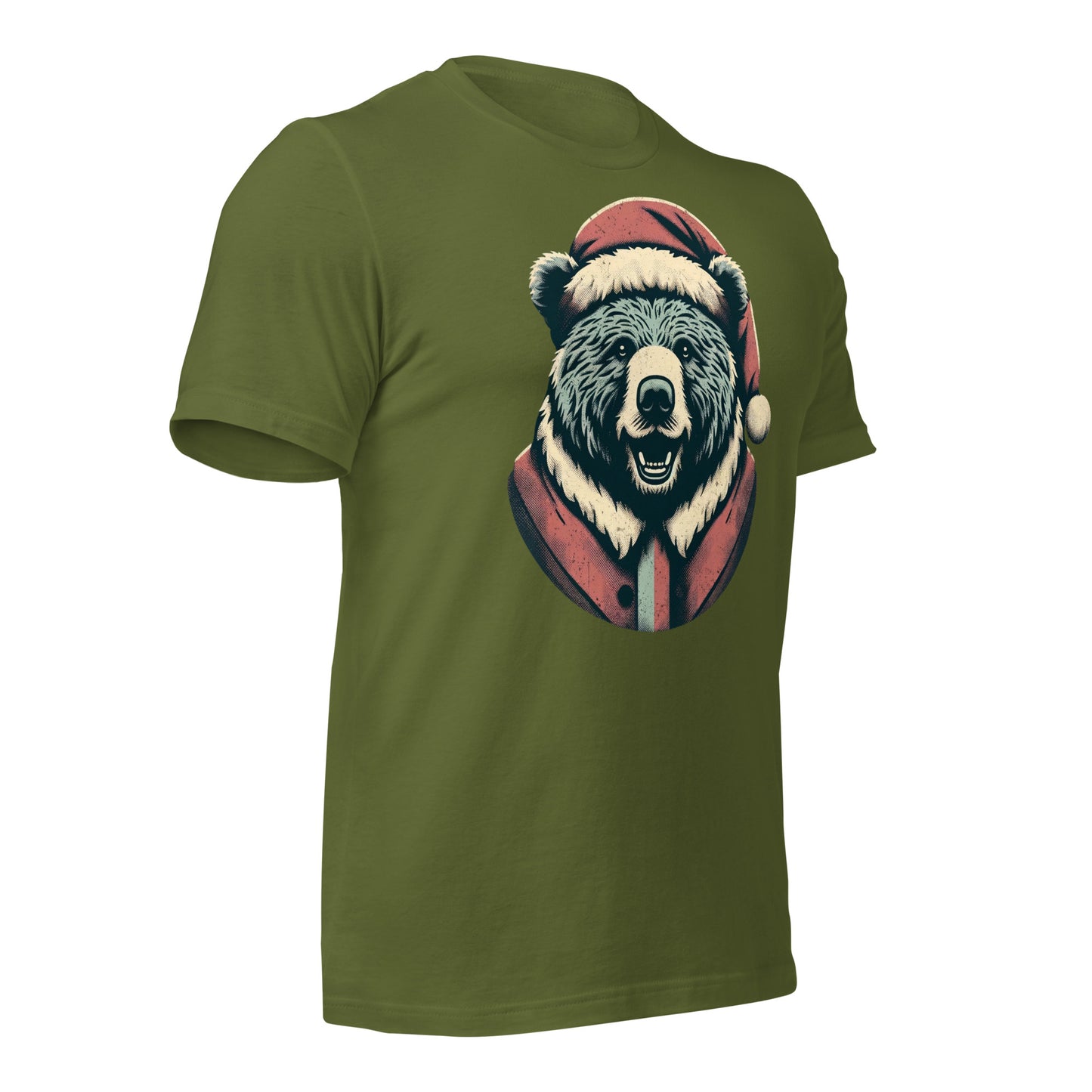 Bear-ly Merry: Rustic Christmas Retreat with Santa's Fuzziest Helpers Unisex t-shirt