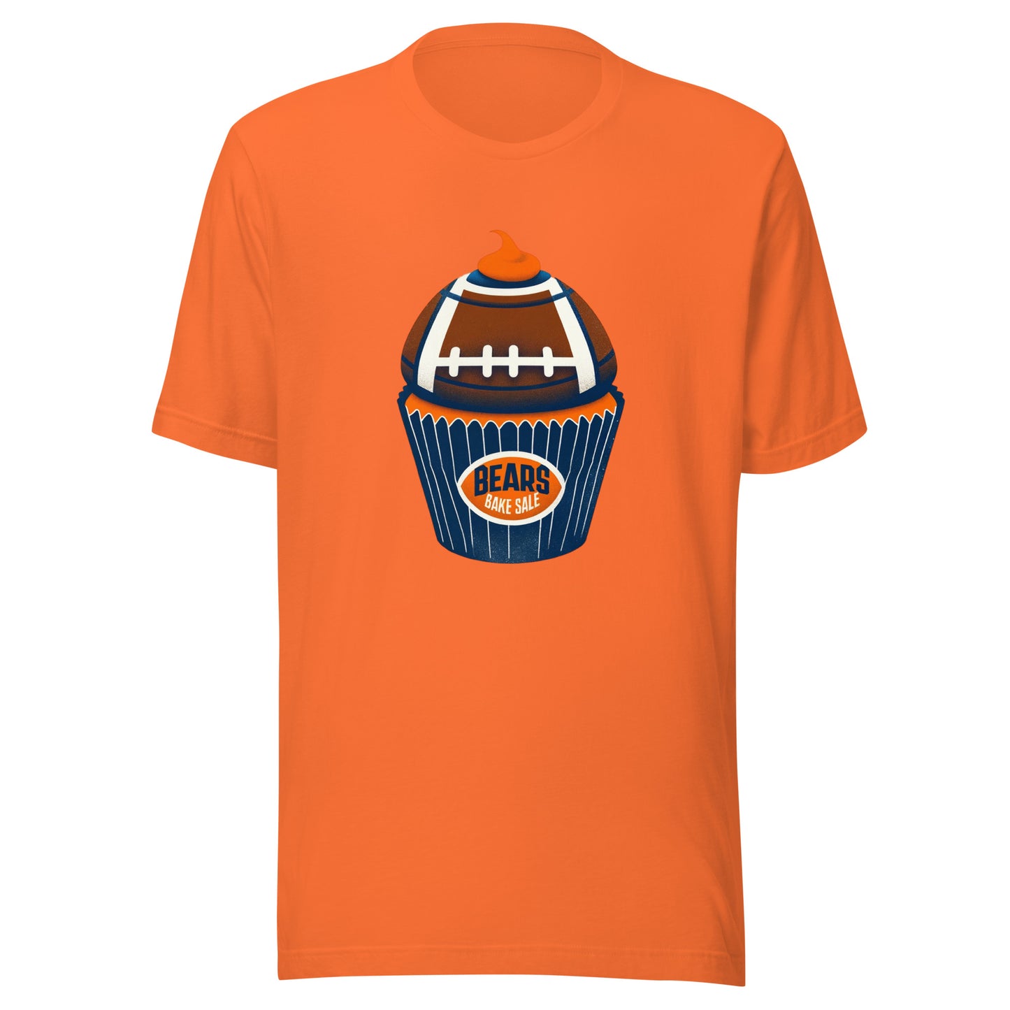 "Bears Bake Sale" Football Cupcake Graphic Unisex t-shirt