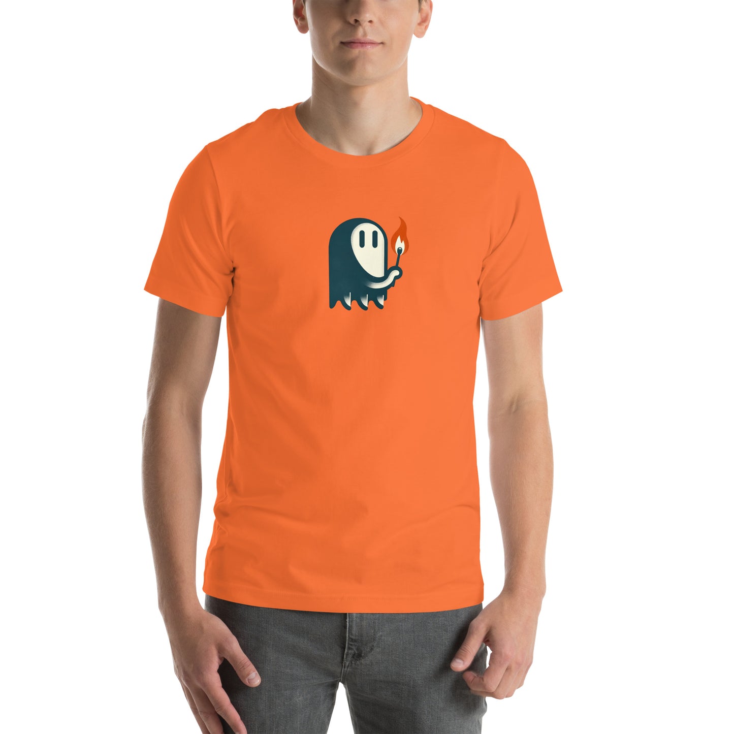 Fire Bug Ghost with Match Graphic Unisex t-shirt