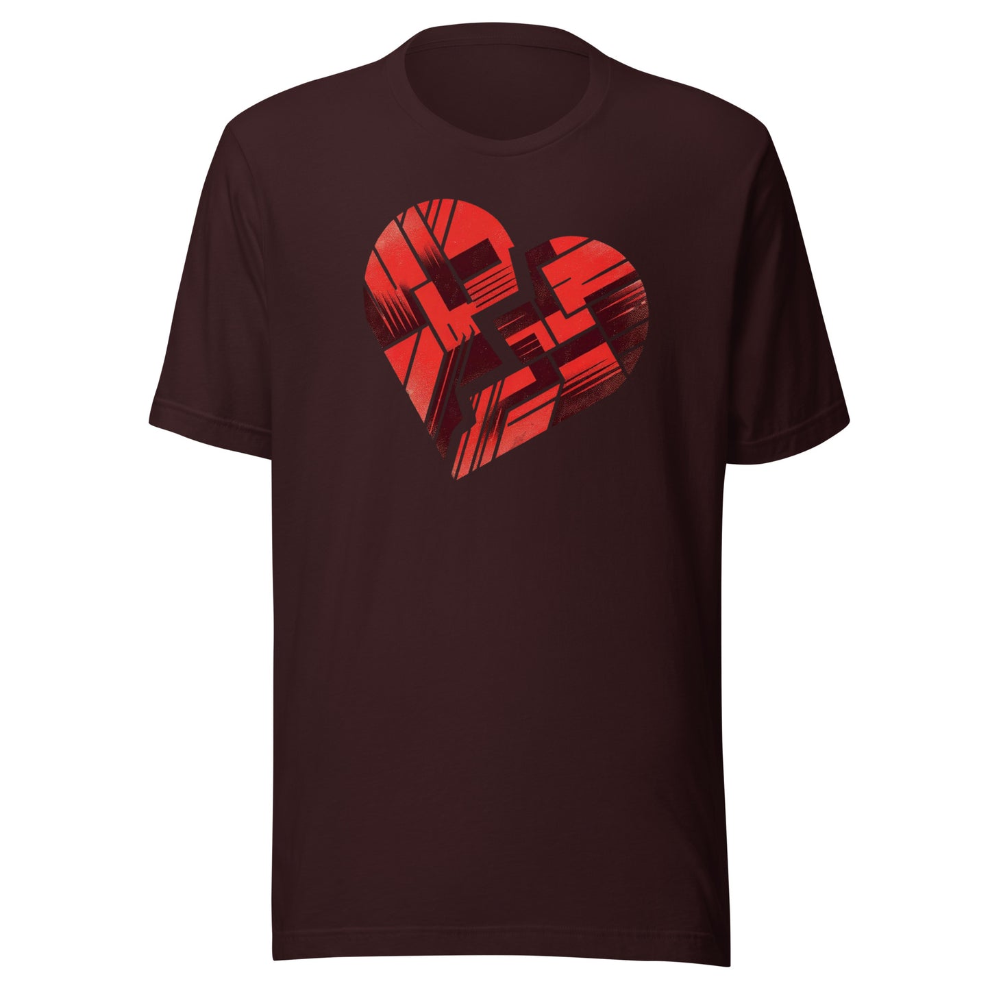 Broken Heart Abstract Unisex t-shirt