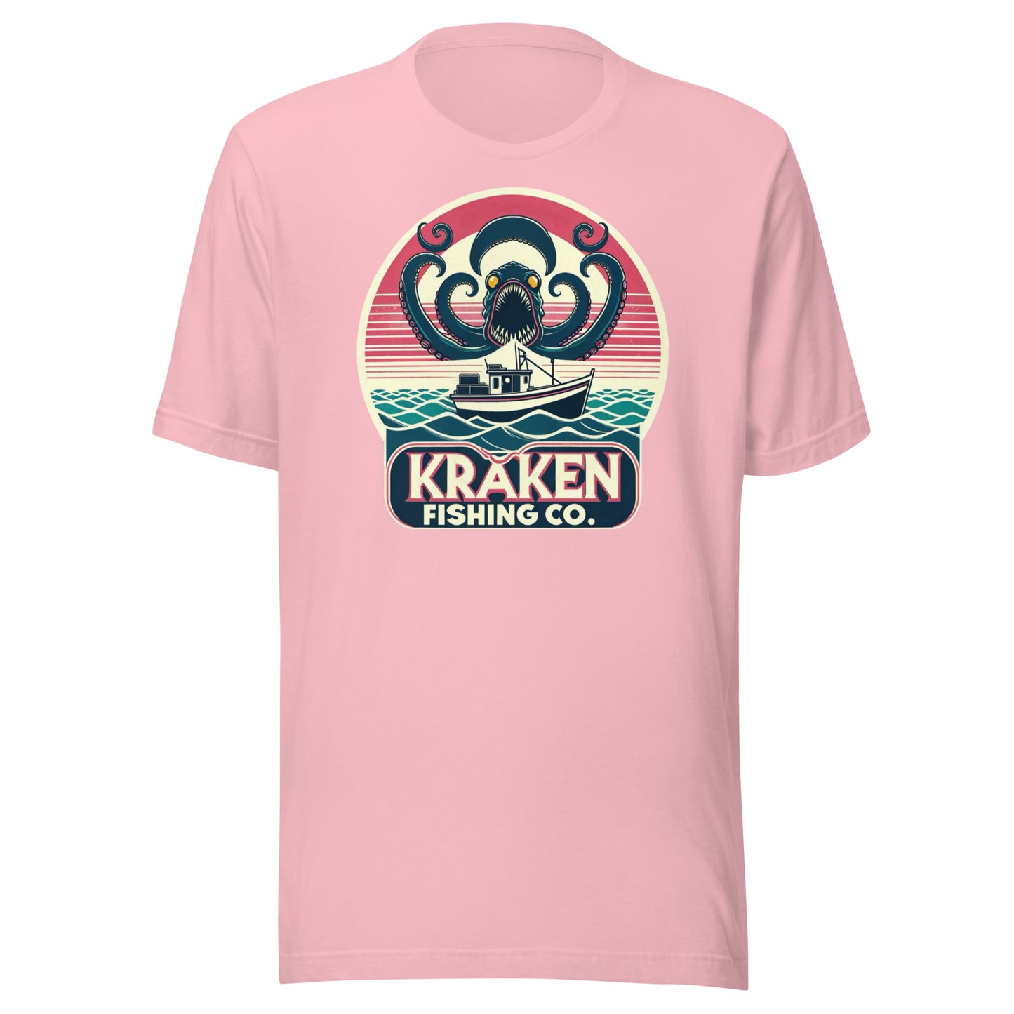 Kraken Fishing Co. - Catching the Un-catchable Unisex t-shirt
