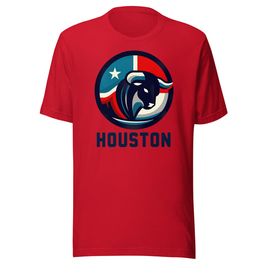 Houston Gridiron: Space City Rodeo - Retro Football Tapestry Series Unisex t-shirt