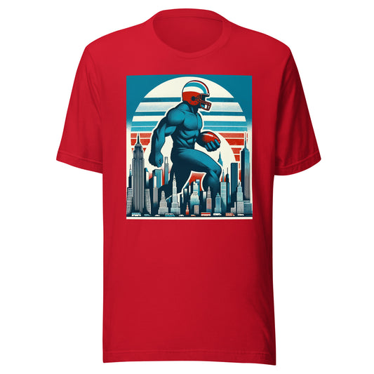 New York Gridiron: Metropolis Guardian - Retro Football Tapestry Series Unisex t-shirt