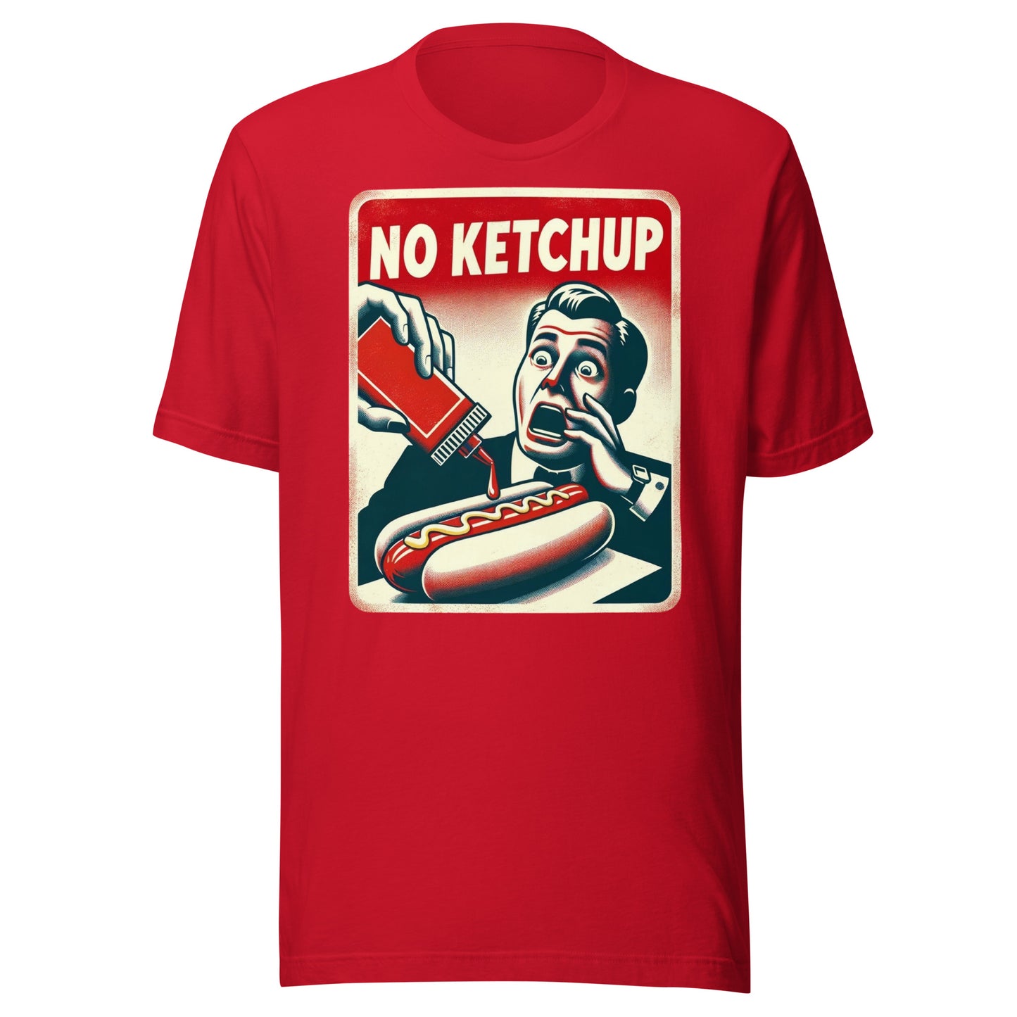Chicago Horror: No Ketchup Unisex t-shirt