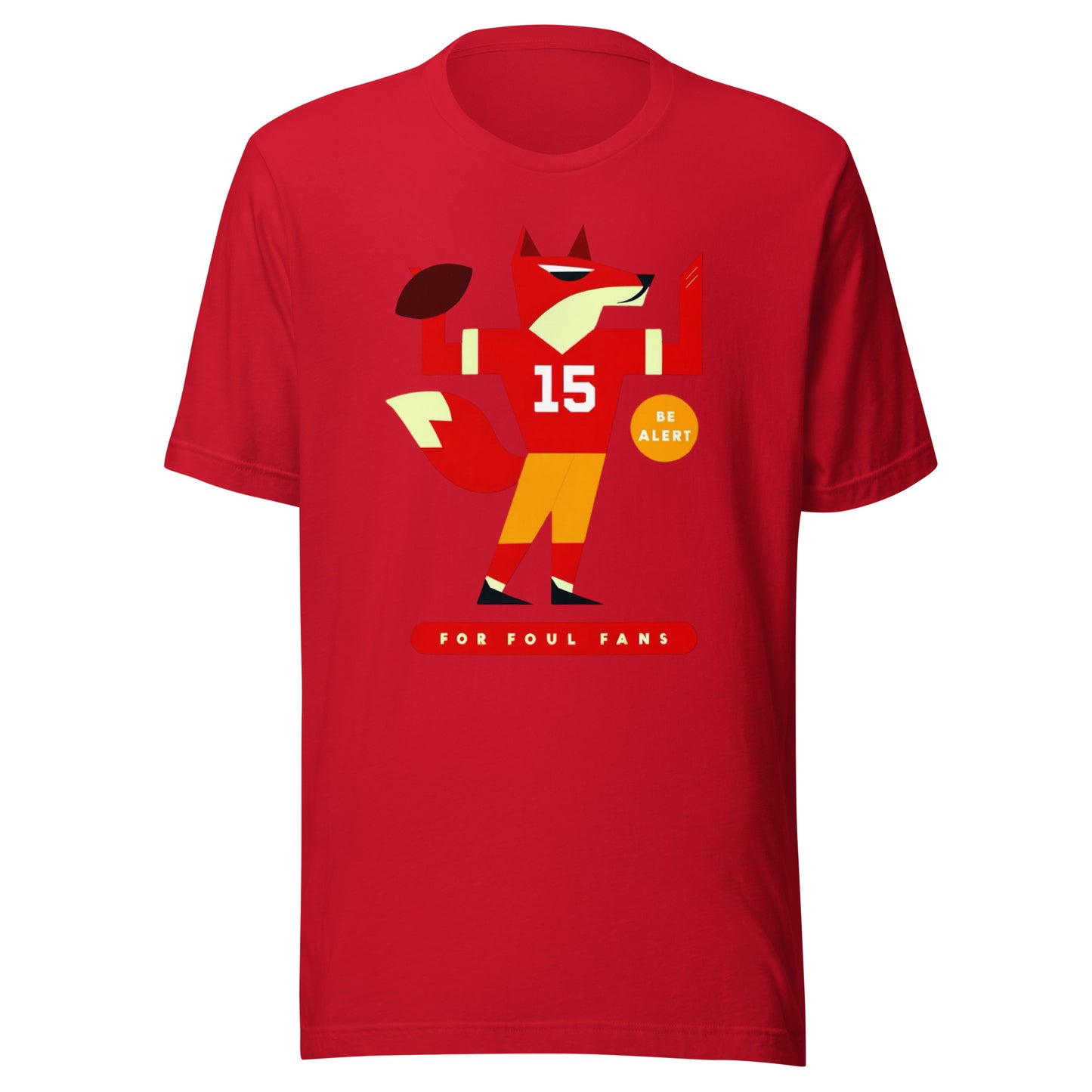 Sneaky Fox Touchdown Tee for Foul Fans - Unisex Football t-shirt