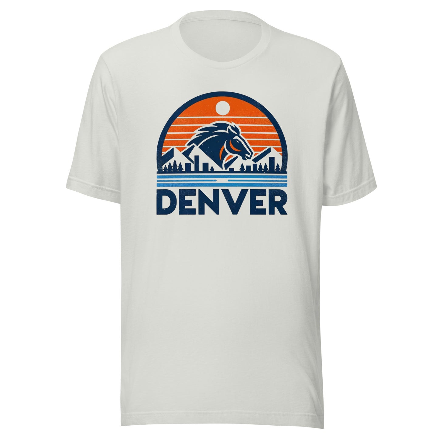 Denver Gridiron: Riding Momentum - Retro Football Tapestry Series Unisex t-shirt