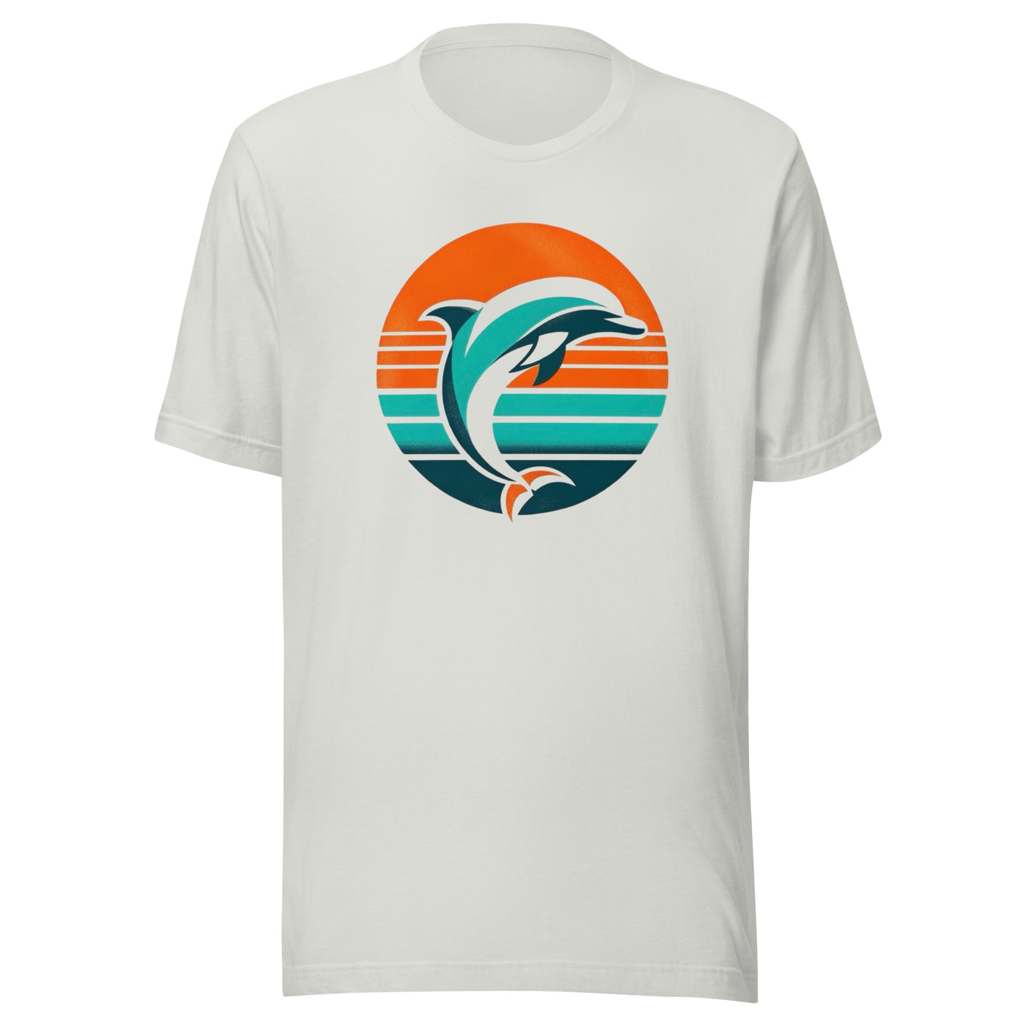 Florida Gridiron: Hyper Dolphins - Retro Football Tapestry Series Unisex t-shirt