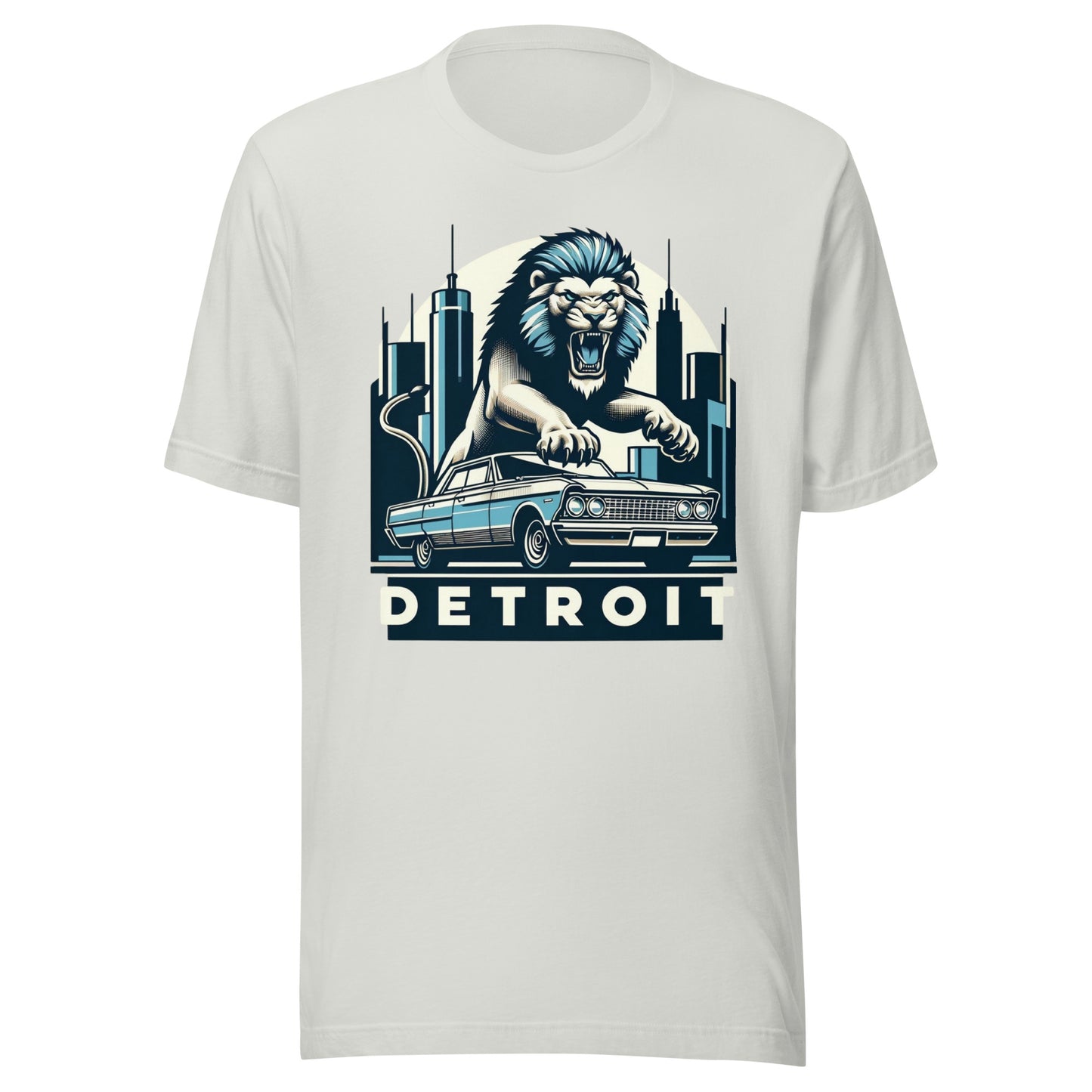 Detroit Gridiron: Motor City Honchos - Retro Football Tapestry Series Unisex t-shirt
