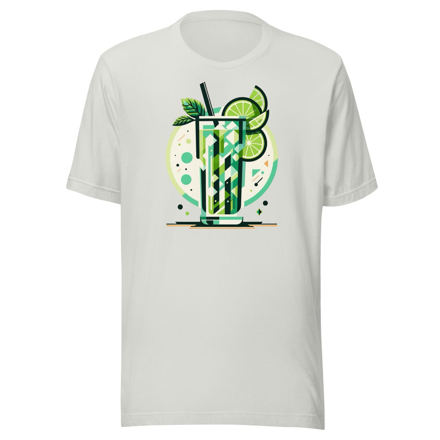 Mojito ‘Full Send Saturday’ Mid-Century Modern Drinks Series Unisex t-shirt