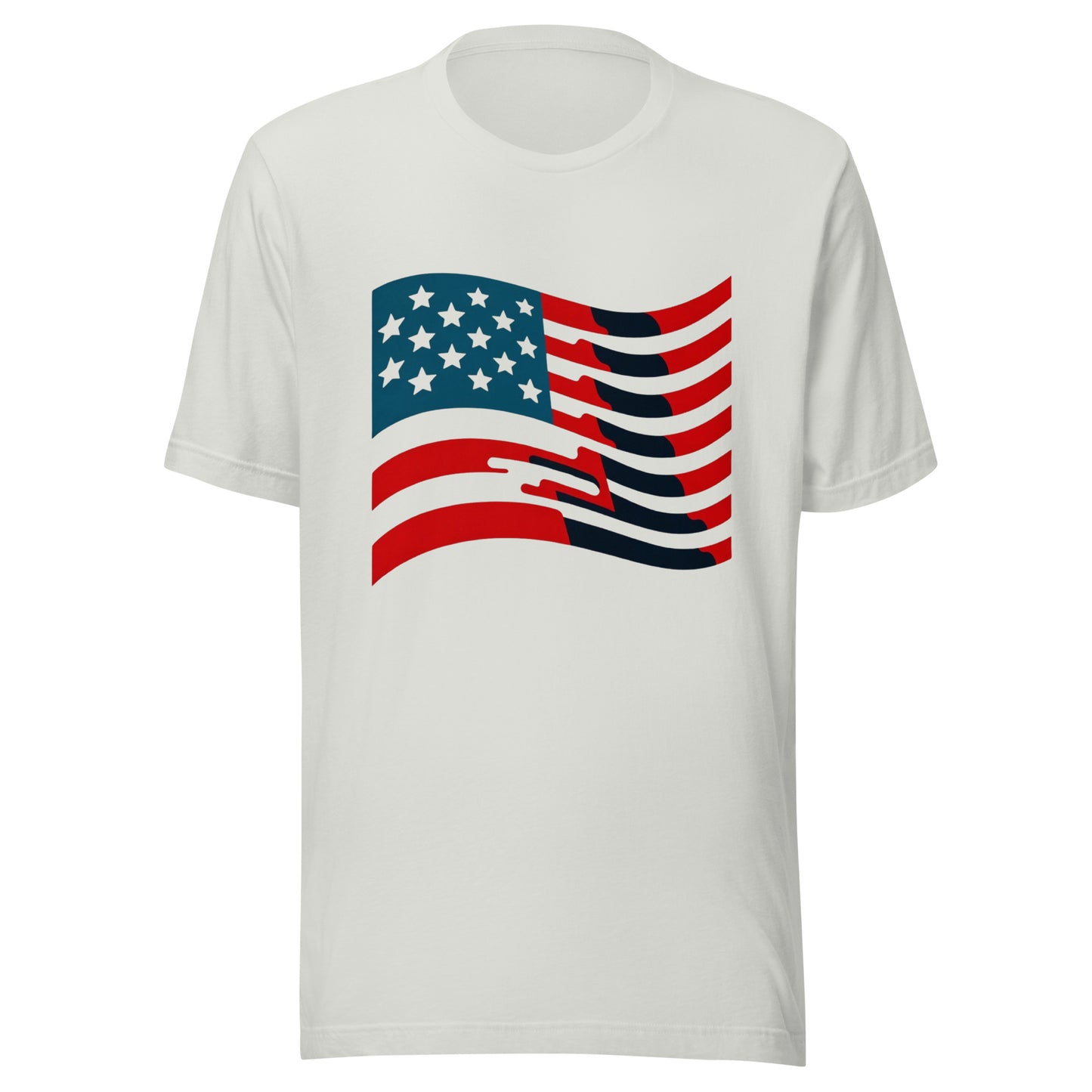 American Flag USA Minimalist Unisex t-shirt