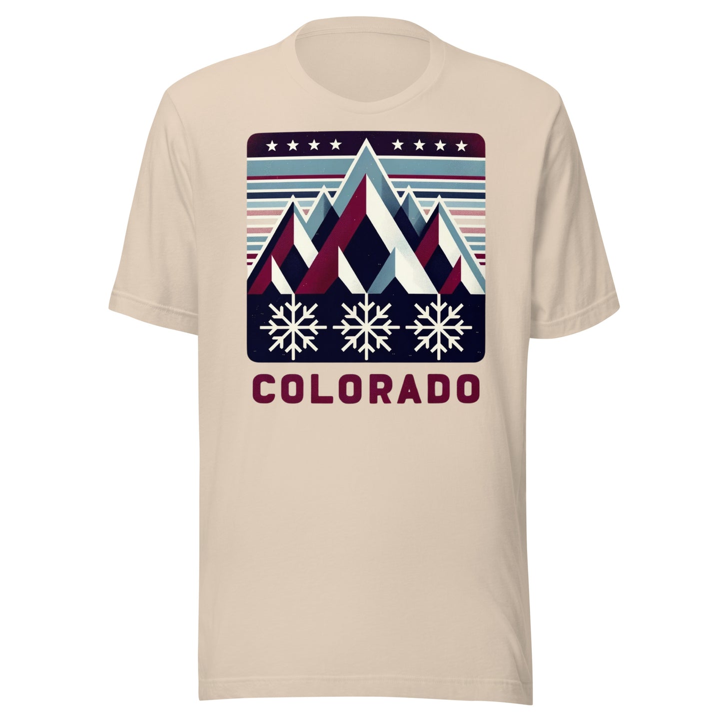 Colorado Rink Roots: The Urban Vintage Hockey Collection Unisex t-shirt