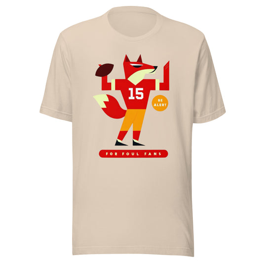 Sneaky Fox Touchdown Tee for Foul Fans - Unisex Football t-shirt