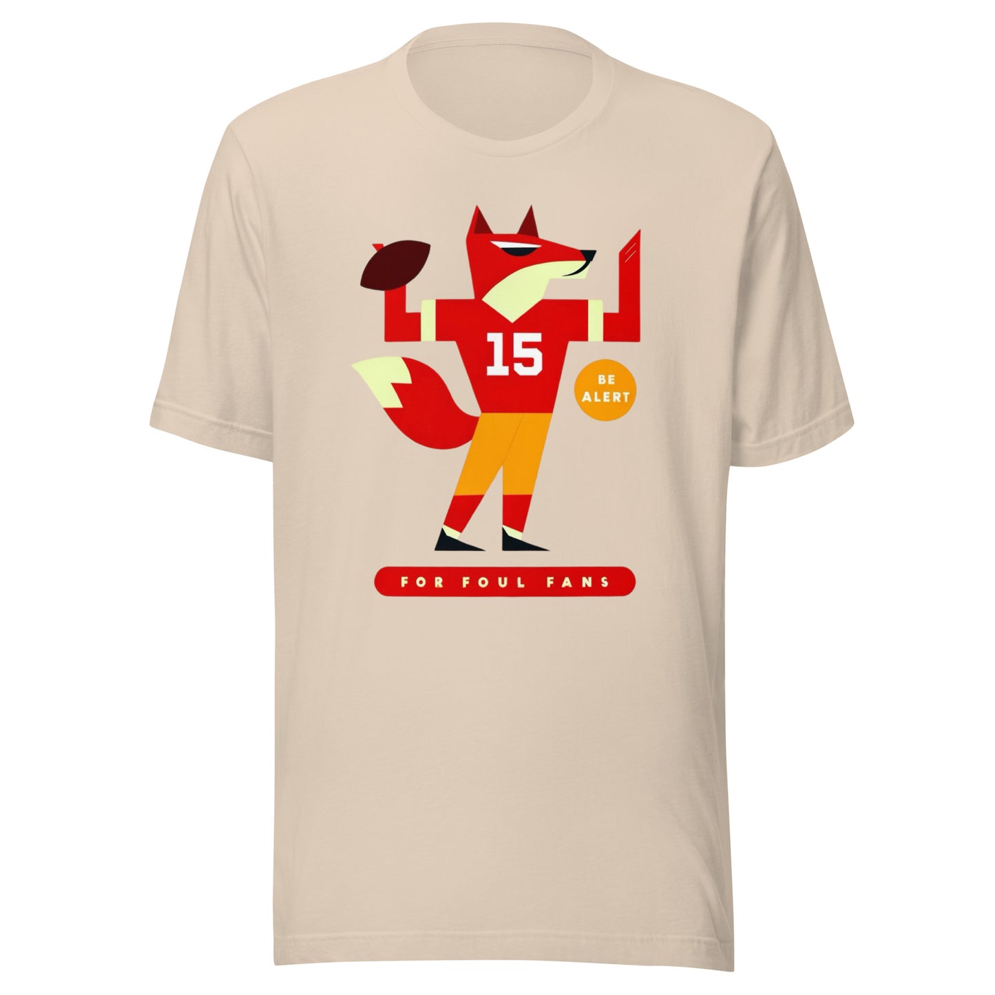 Sneaky Fox Touchdown Tee for Foul Fans - Unisex Football t-shirt