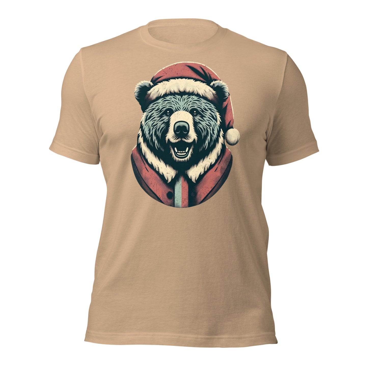 Bear-ly Merry: Rustic Christmas Retreat with Santa's Fuzziest Helpers Unisex t-shirt