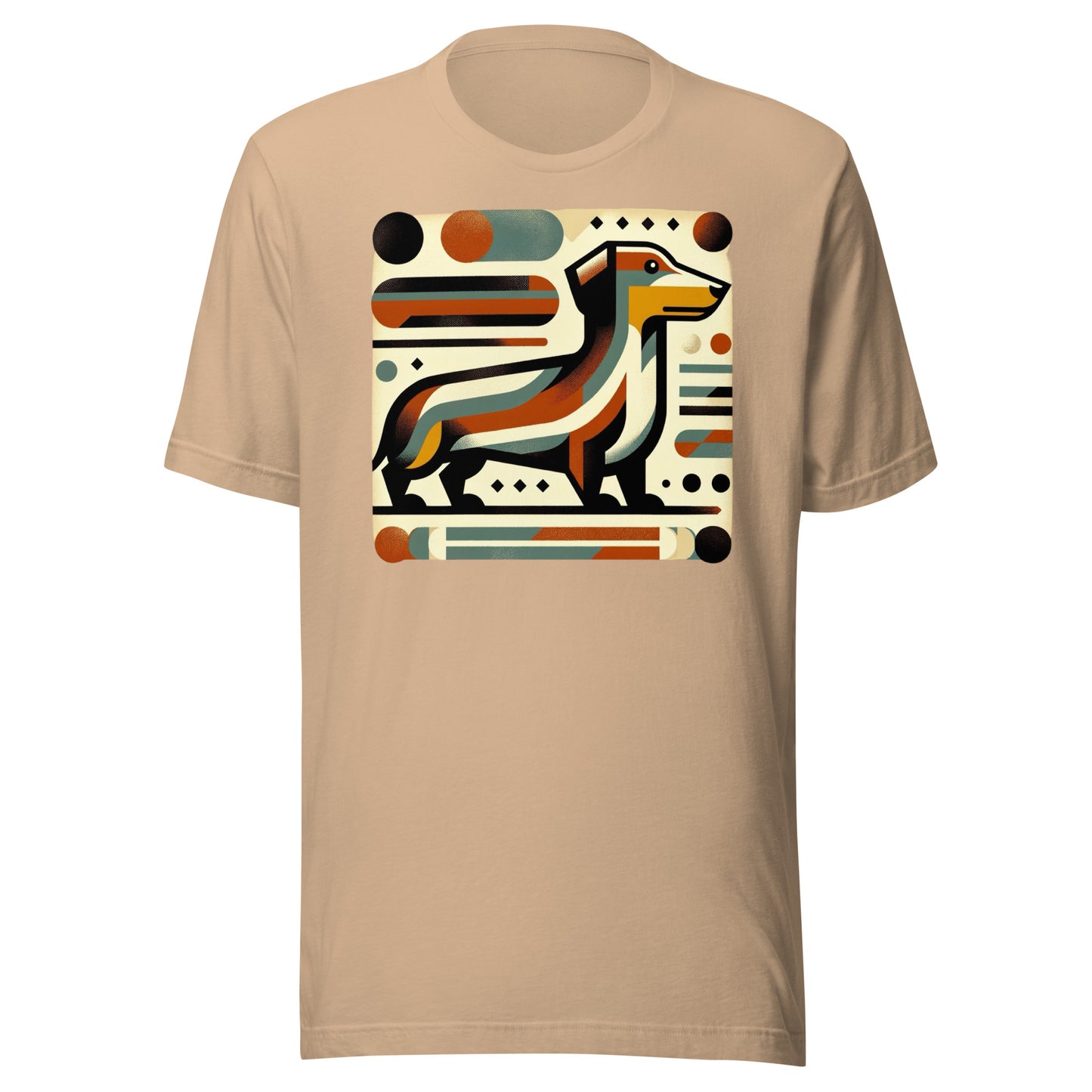 Iron Paws: Dachshund Dog Dash - Swirling Sienna Speed Unisex t-shirt