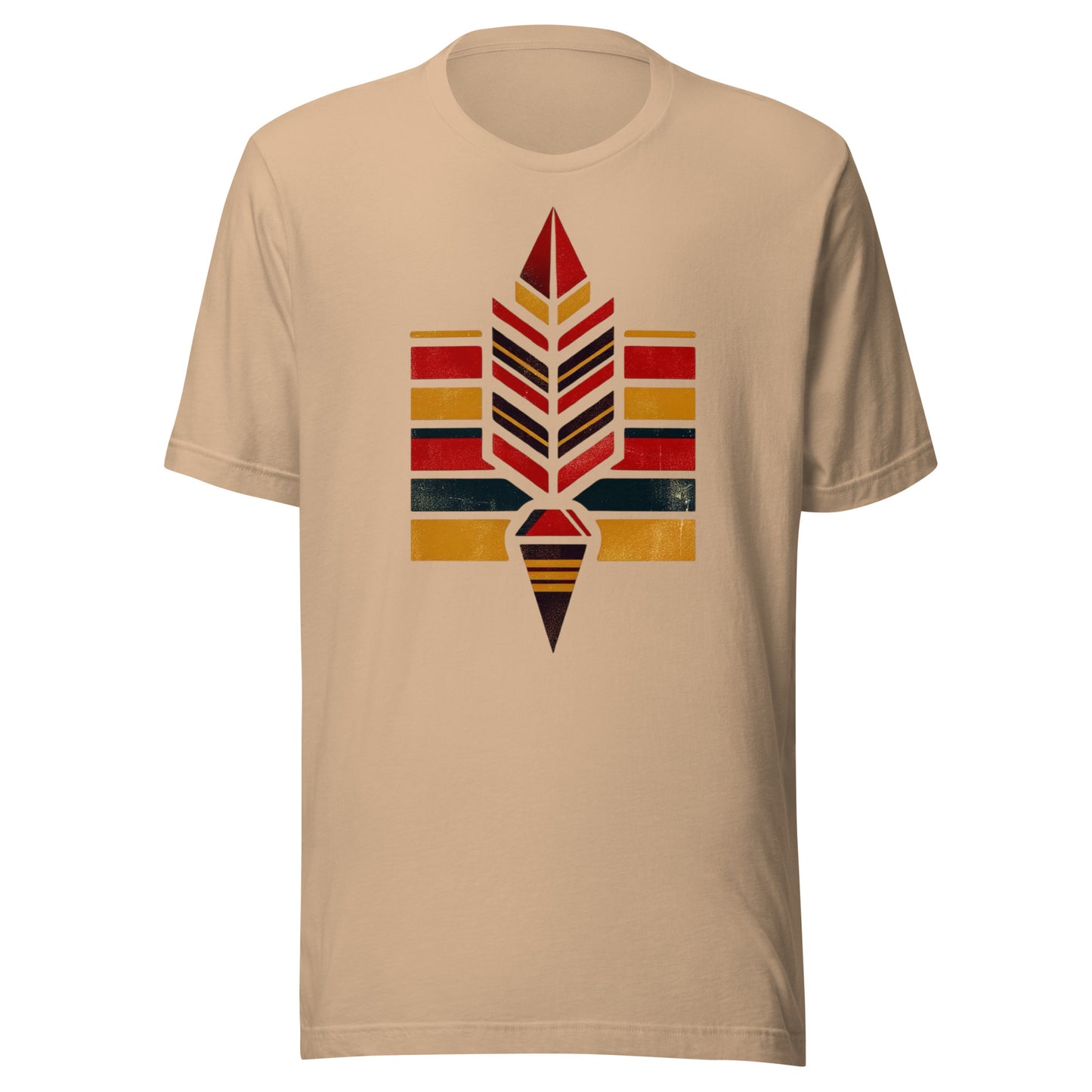 Kansas City Gridiron: Heartland Arrowheads - Retro Football Tapestry Series Unisex t-shirt