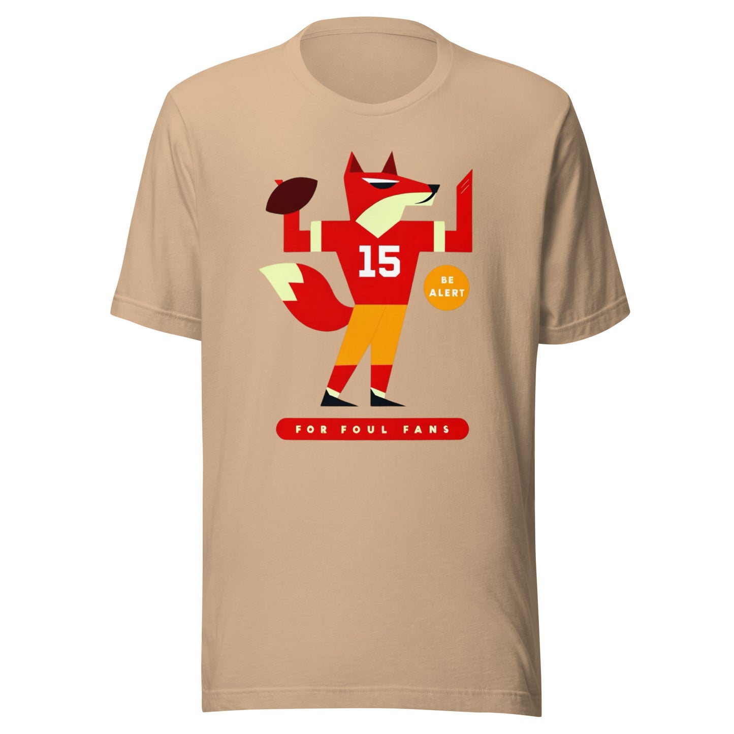 Sneaky Fox Touchdown Tee for Foul Fans - Unisex Football t-shirt