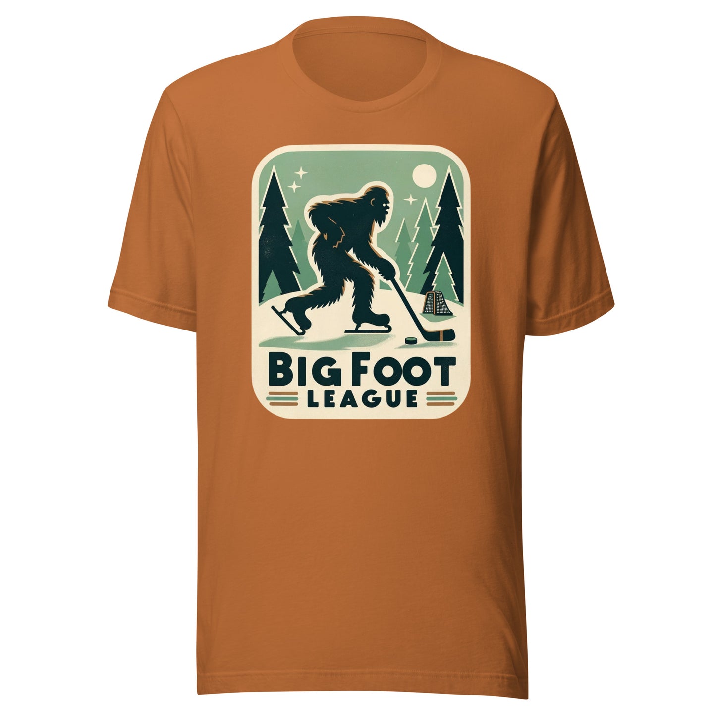 Bigfoot League Hockey Unisex t-shirt