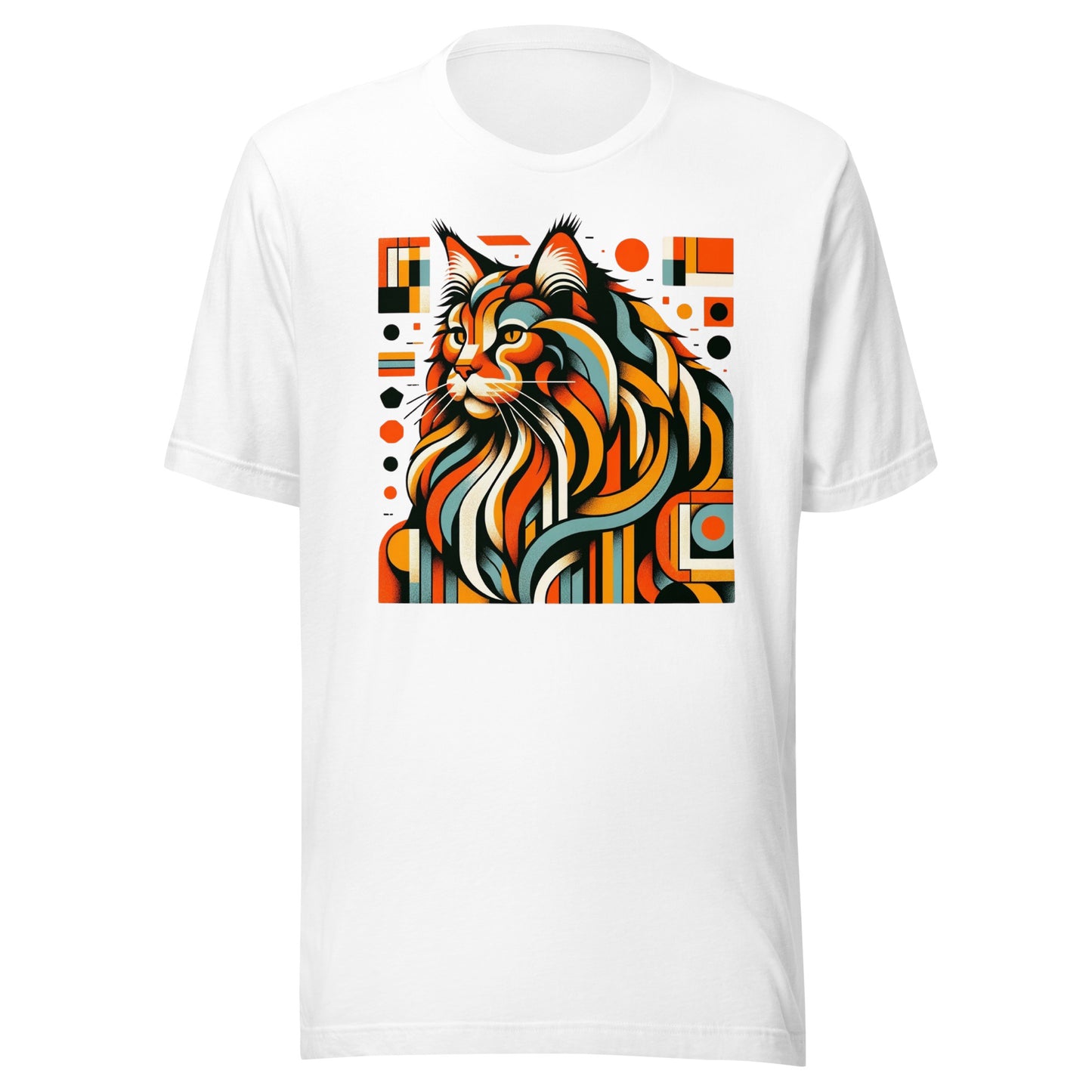 Iron Paws: Maine Coon Cat Medley - Vibrant Coats, Majestic Presence Unisex t-shirt