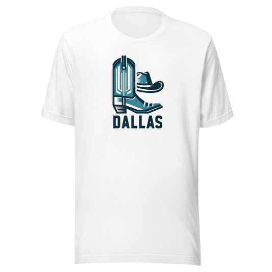 Dallas Gridiron: Kicking Dirt - Retro Football Tapestry Series Unisex t-shirt