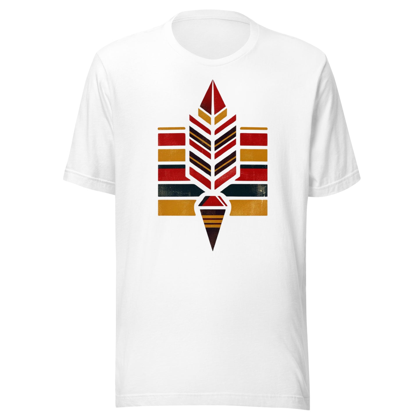 Kansas City Gridiron: Heartland Arrowheads - Retro Football Tapestry Series Unisex t-shirt