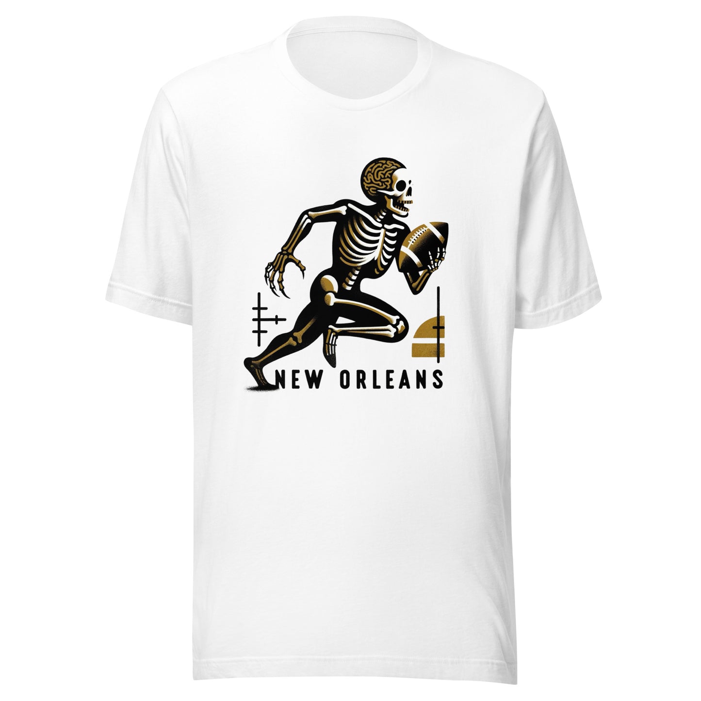 New Orleans Gridiron: Zombie Army - Retro Football Tapestry Series Unisex t-shirt