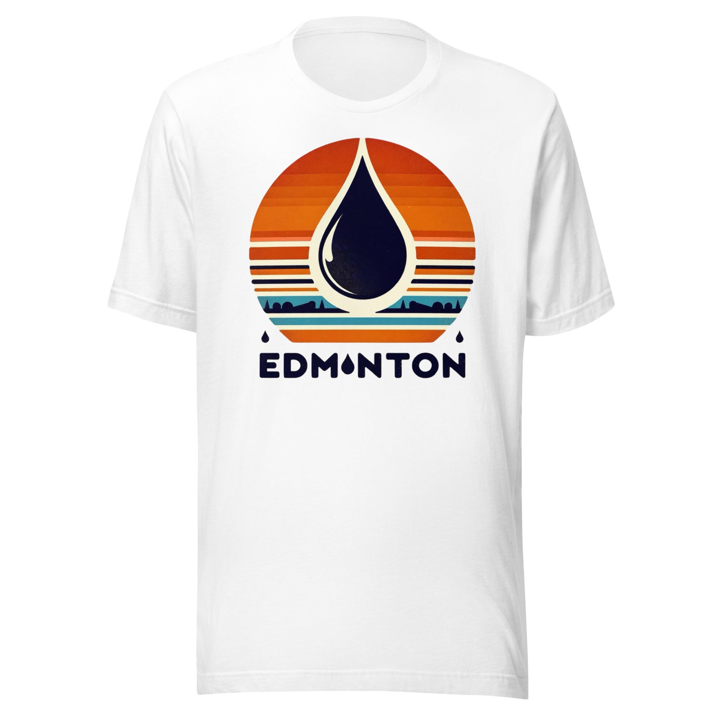 Edmonton Rink Roots: The Urban Vintage Hockey Collection Unisex t-shirt