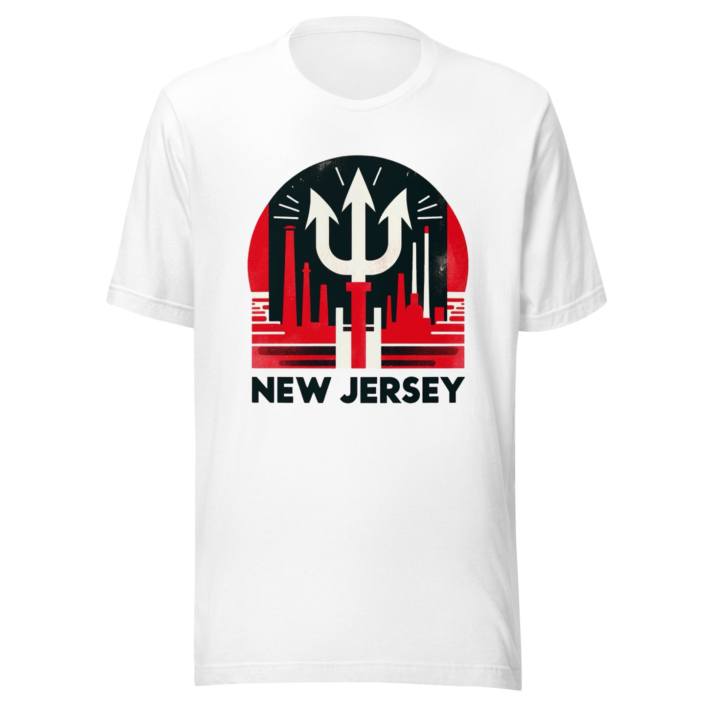 New Jersey Rink Roots: The Urban Vintage Hockey Collection Unisex t-shirt