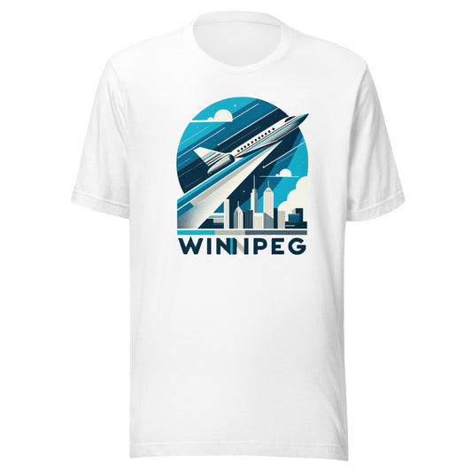 Winnipeg Rink Roots: The Urban Vintage Hockey Collection Unisex t-shirt