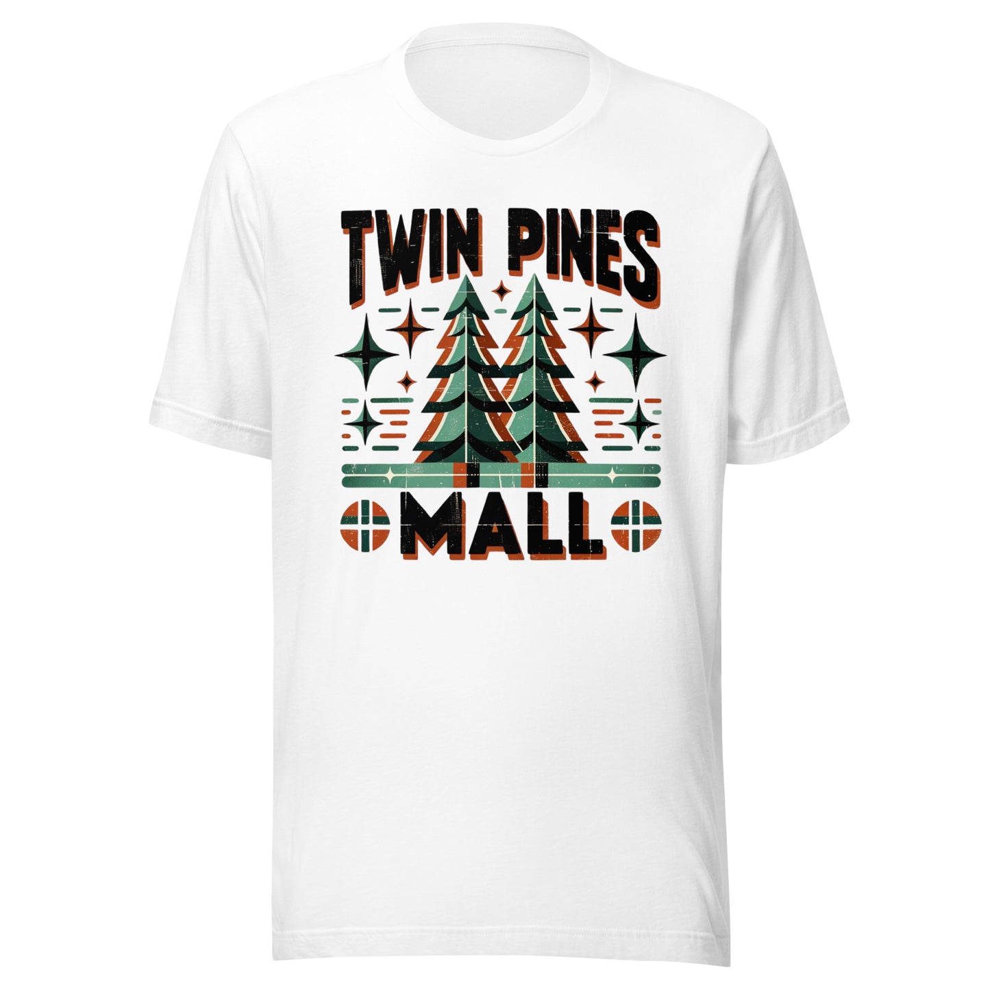 Back to the Mall Twin Pines Christmas Unisex t-shirt