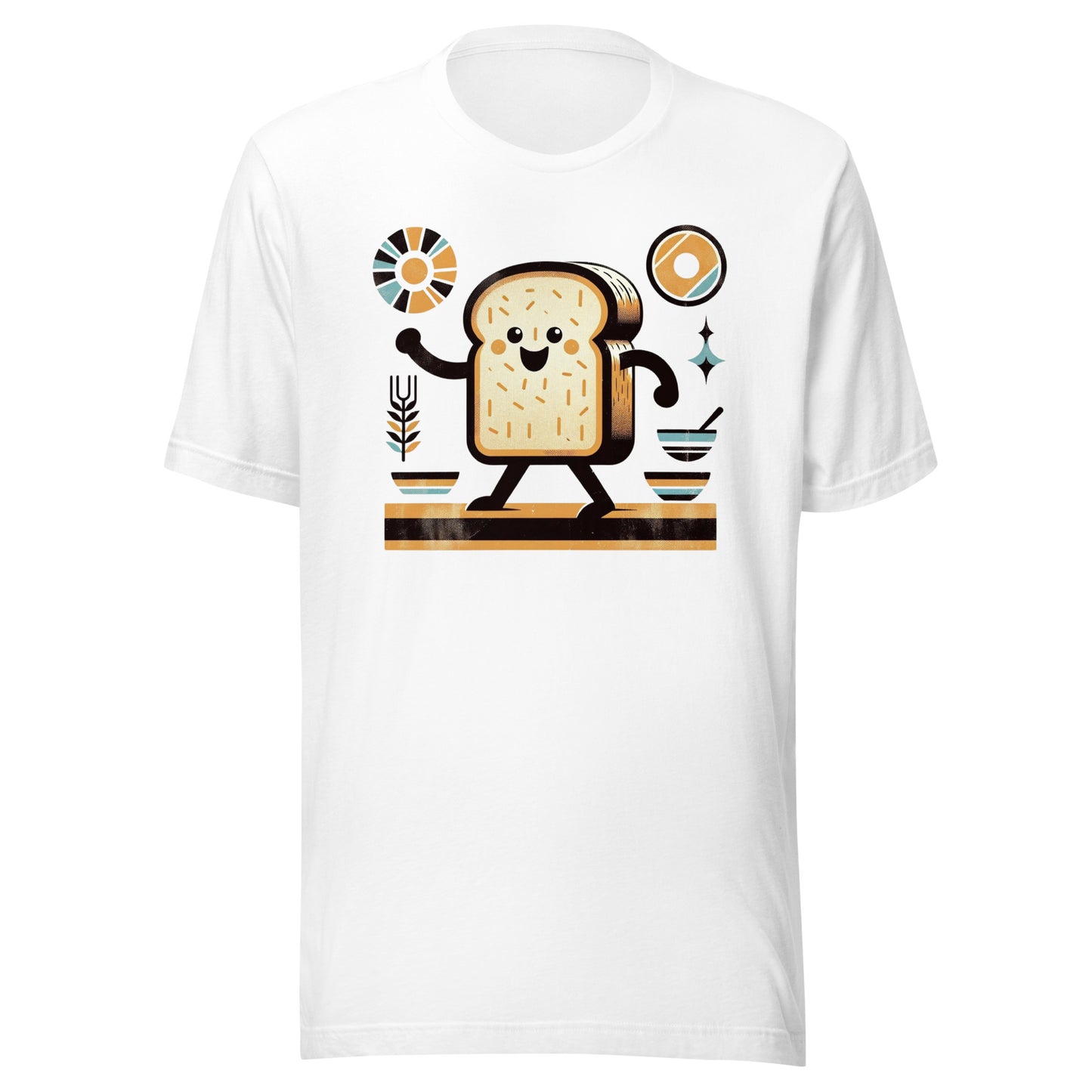 A Toast to Morning Vibes - Happy Bread Unisex Tee