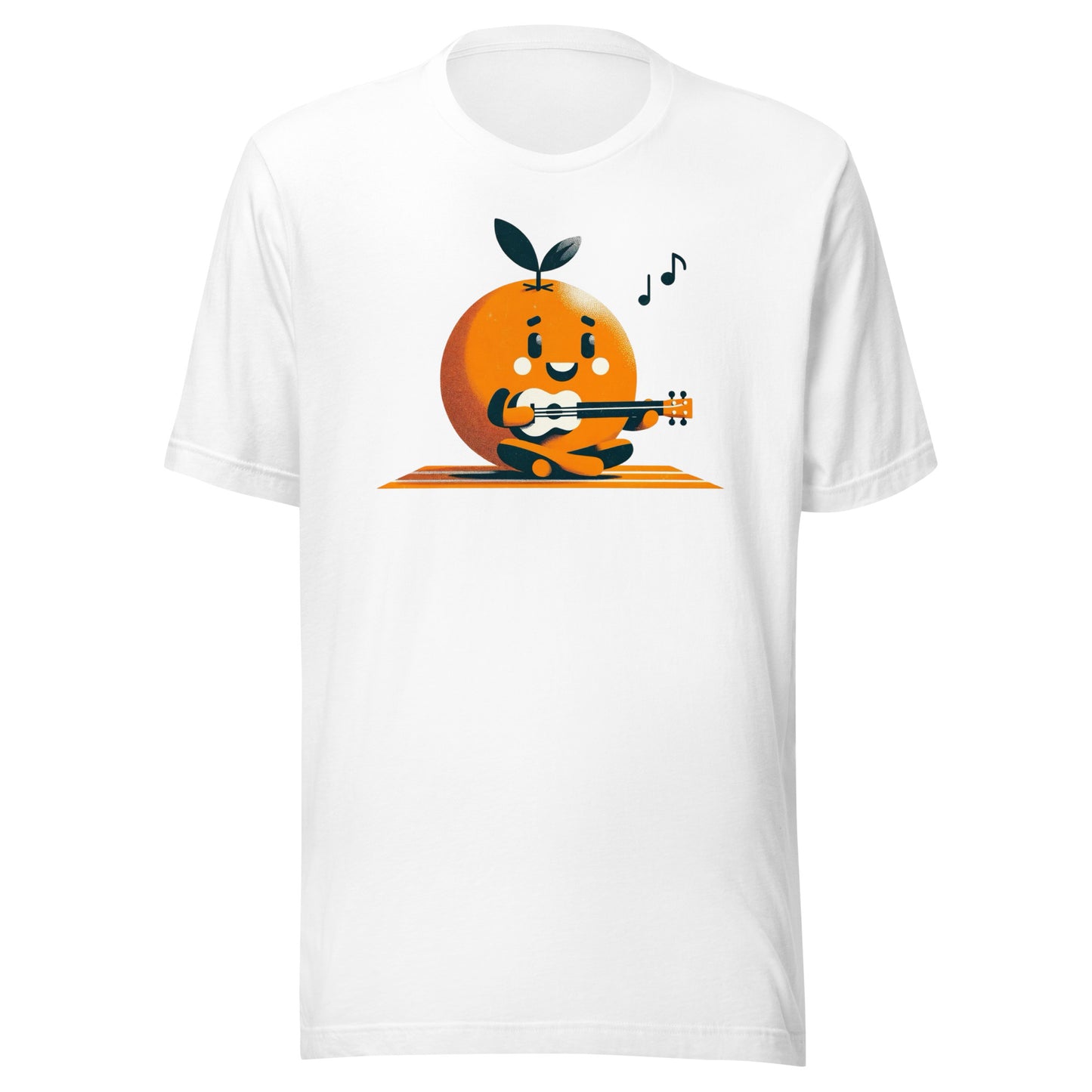 Orange You Tuned - Citrus Musician with ukulele Guitar Unisex Tee