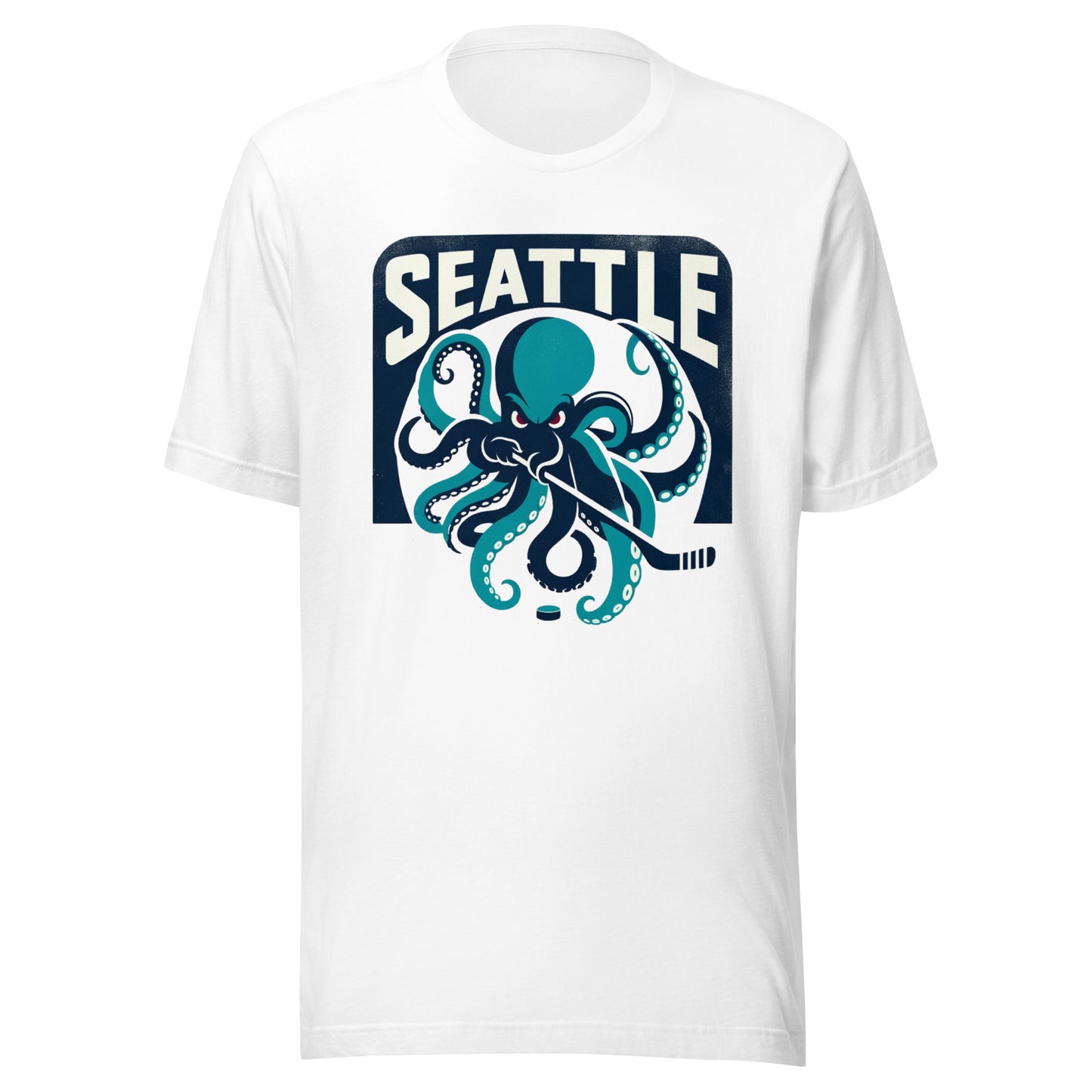 Seattle Hockey Face Off Unisex t-shirt