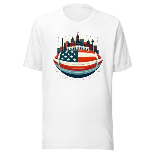 Football is American Washington D.C. Unisex t-shirt