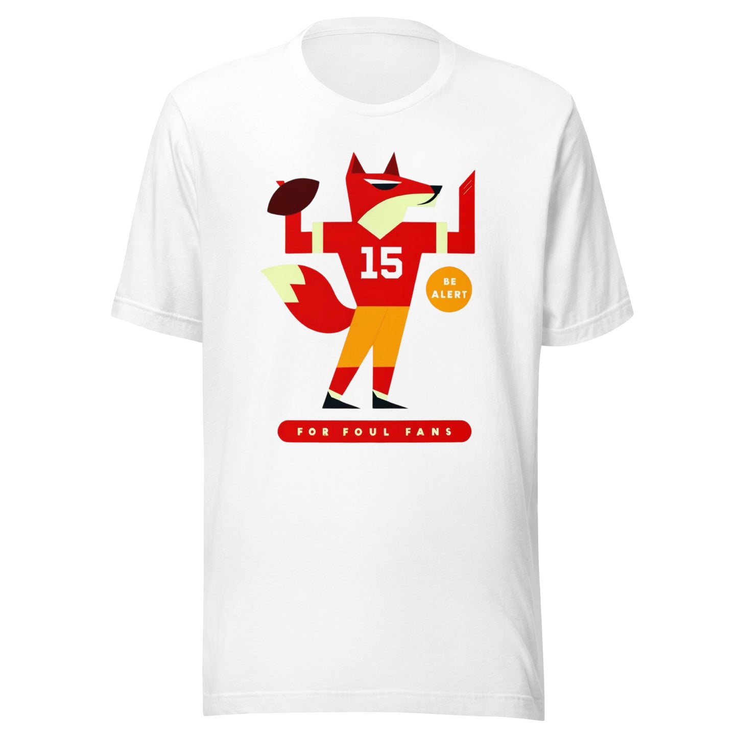 Sneaky Fox Touchdown Tee for Foul Fans - Unisex Football t-shirt