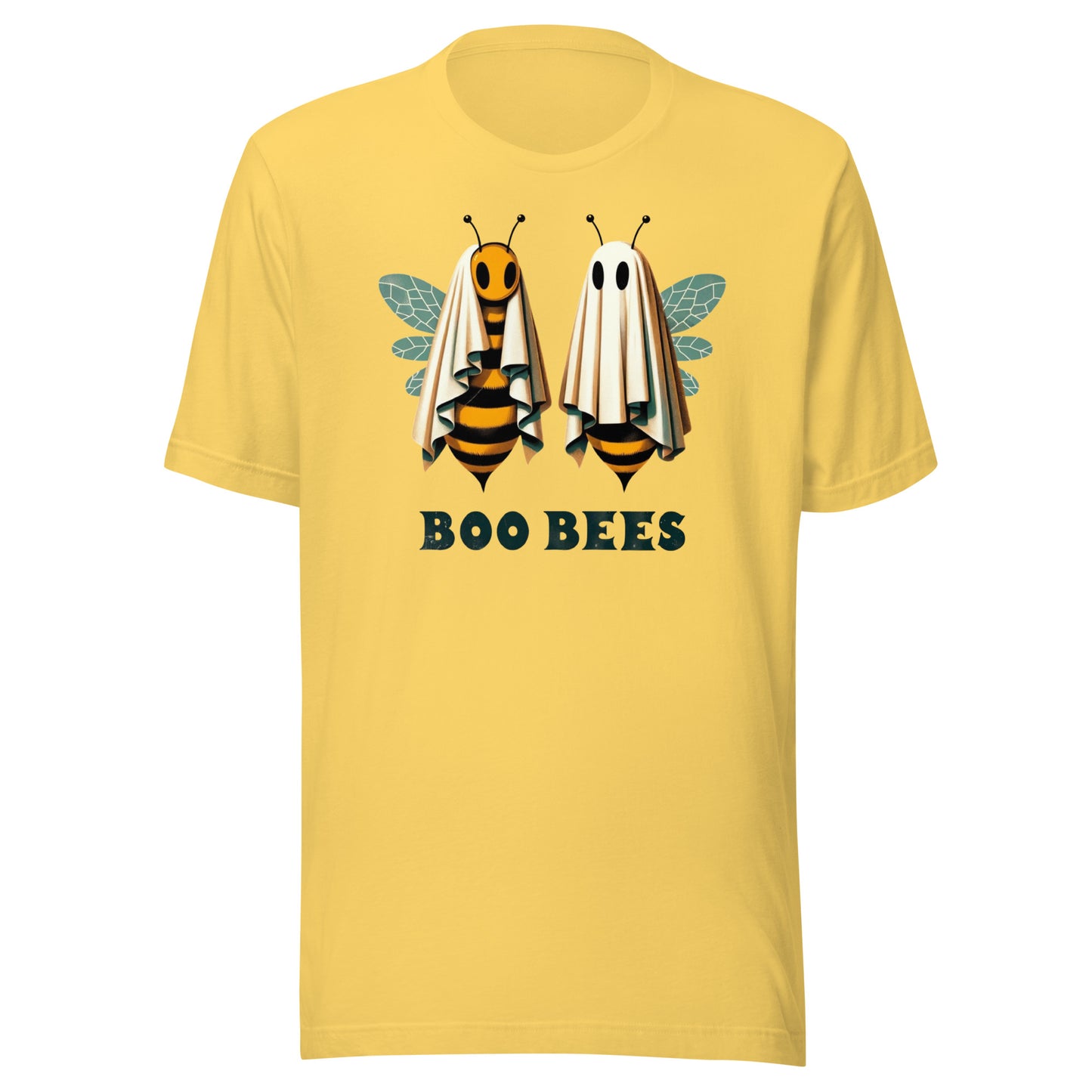 Boo Bees Halloween Ghost-Themed Graphic Unisex Tee